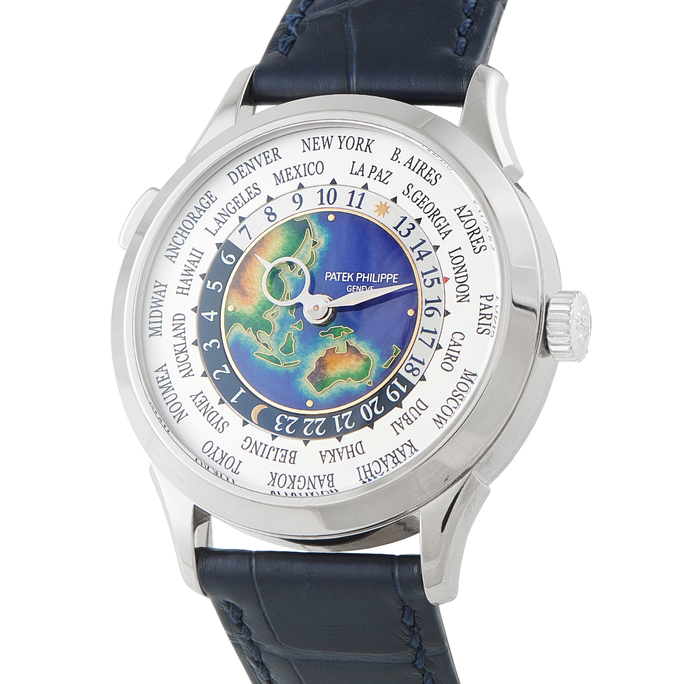 Patek Philippe Complications World Time White Gold Watch 5231g-001 - Image 2