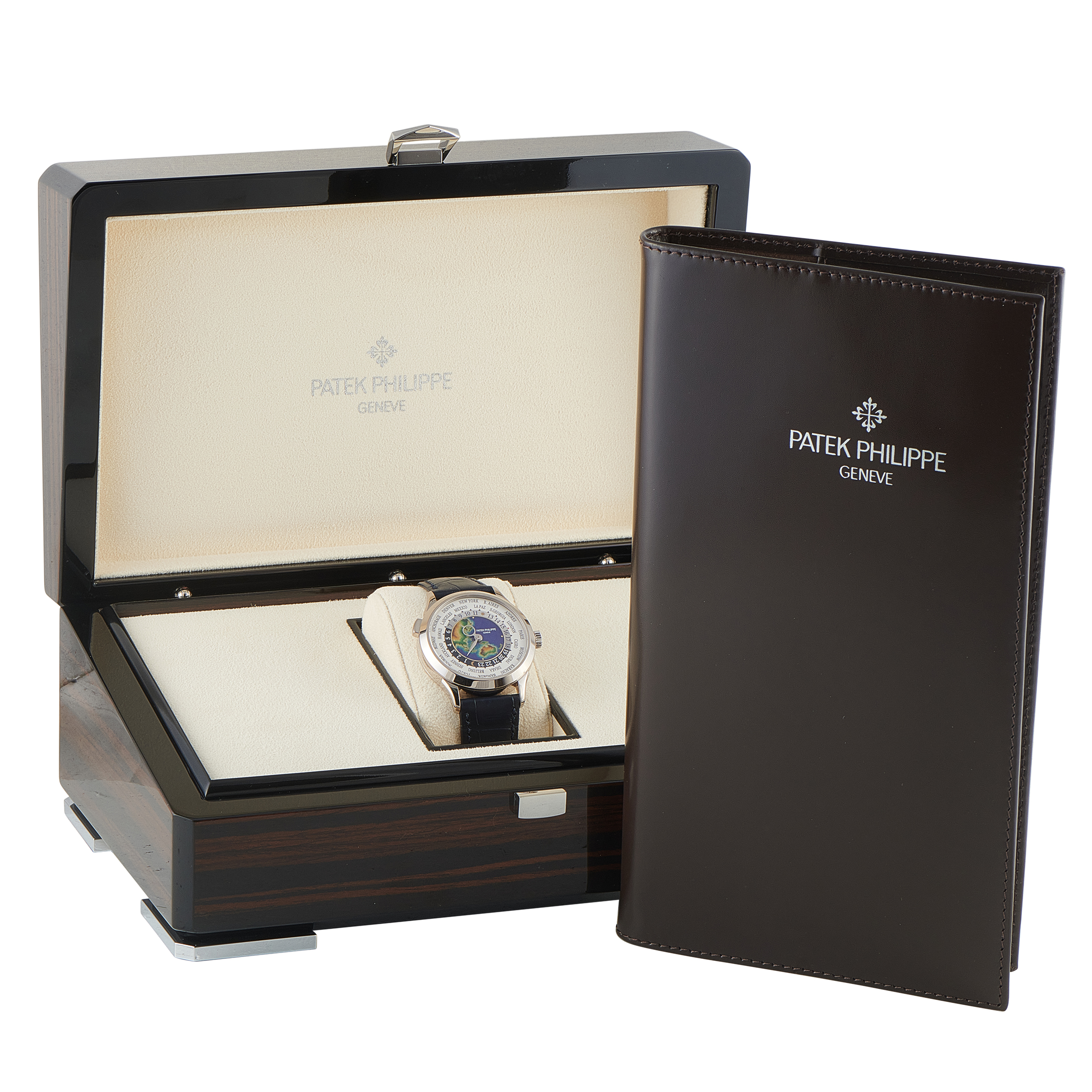 Patek Philippe Complications World Time White Gold Watch 5231g-001 - Image 5