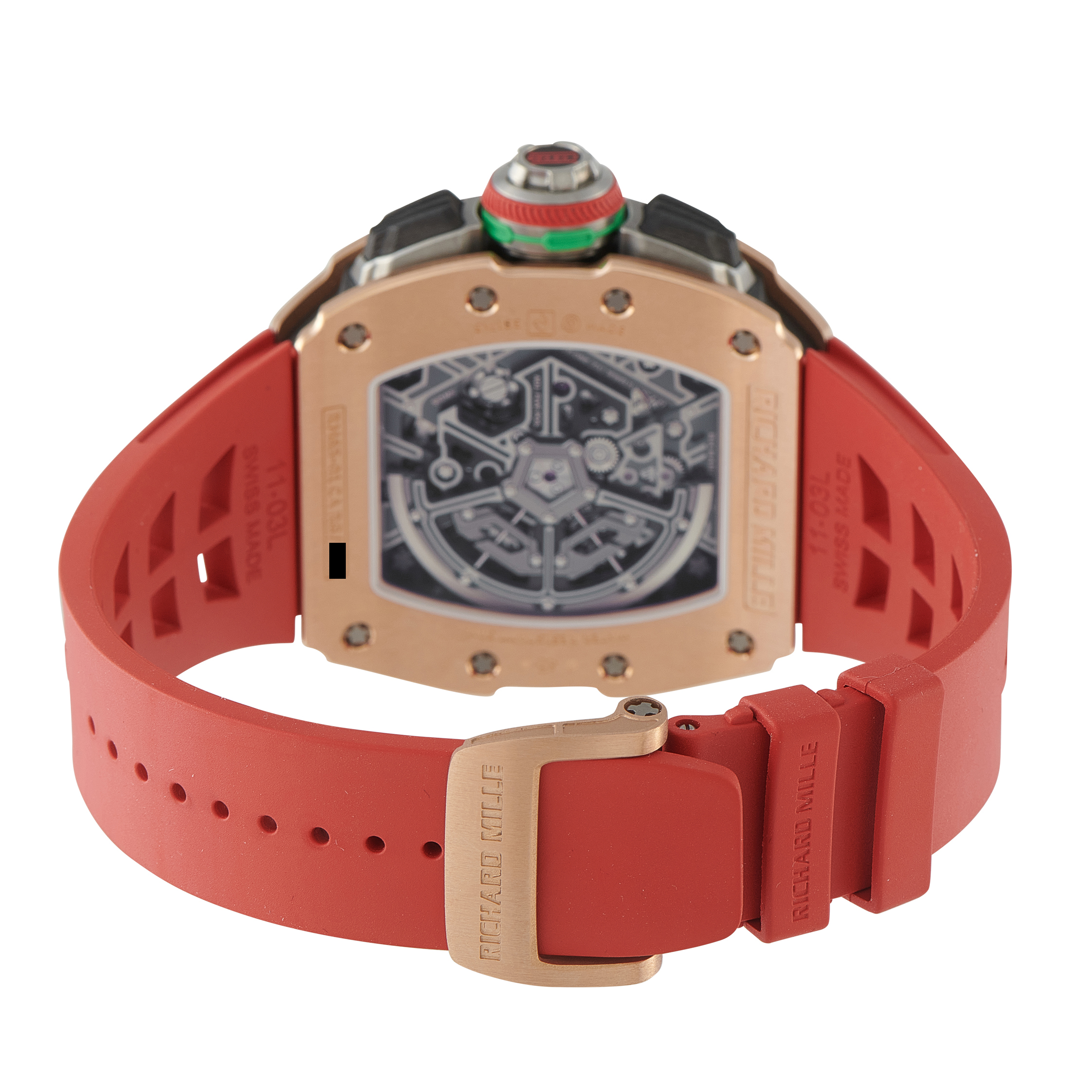 Richard Mille RM 65-01 Split Seconds Chronograph 18k Red Gold Watch RM65-01-RG-CA rm65-01 RG/CA - Image 4