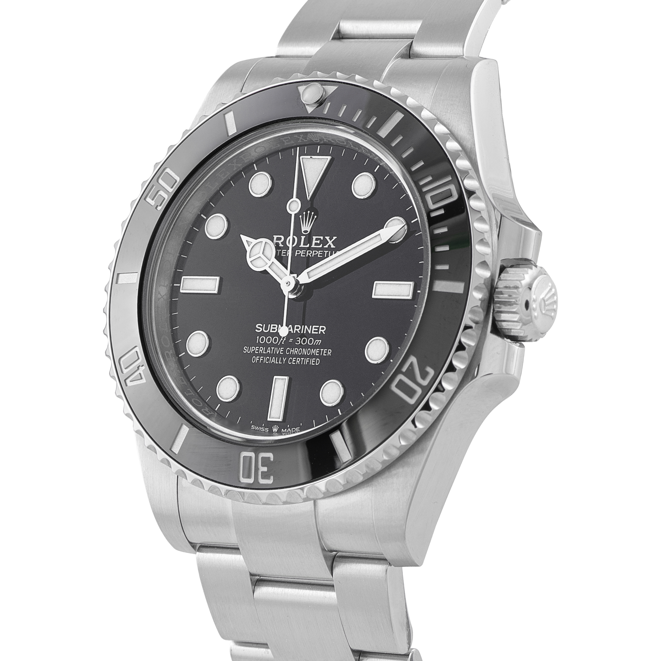 Rolex Submariner No-Date Steel Watch 124060 - Image 2