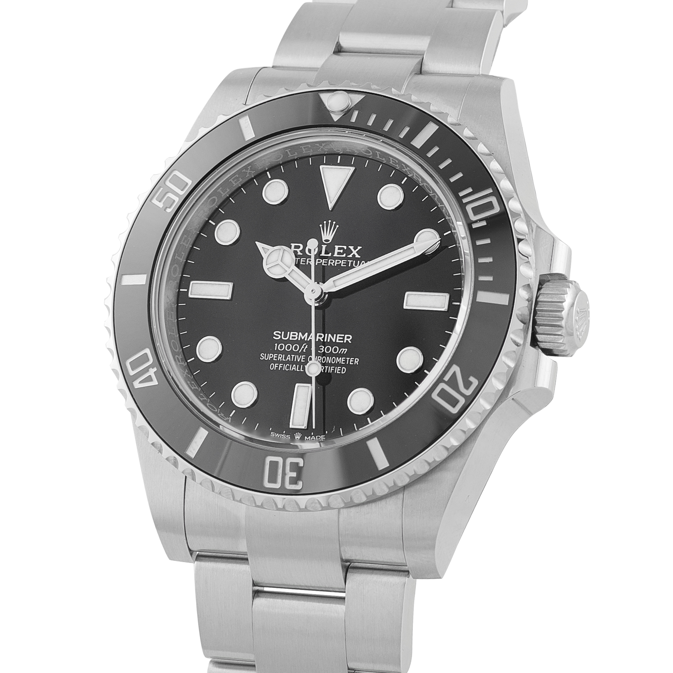 Rolex Submariner No-Date Black Dial 124060 - Image 2