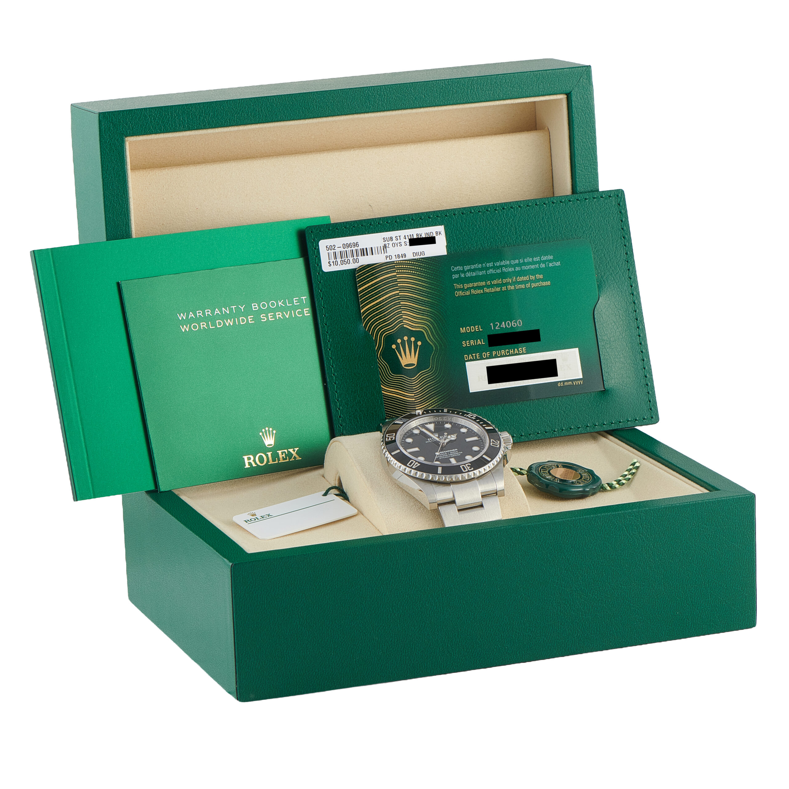 Rolex Submariner No-Date Black Dial 124060 - Image 5