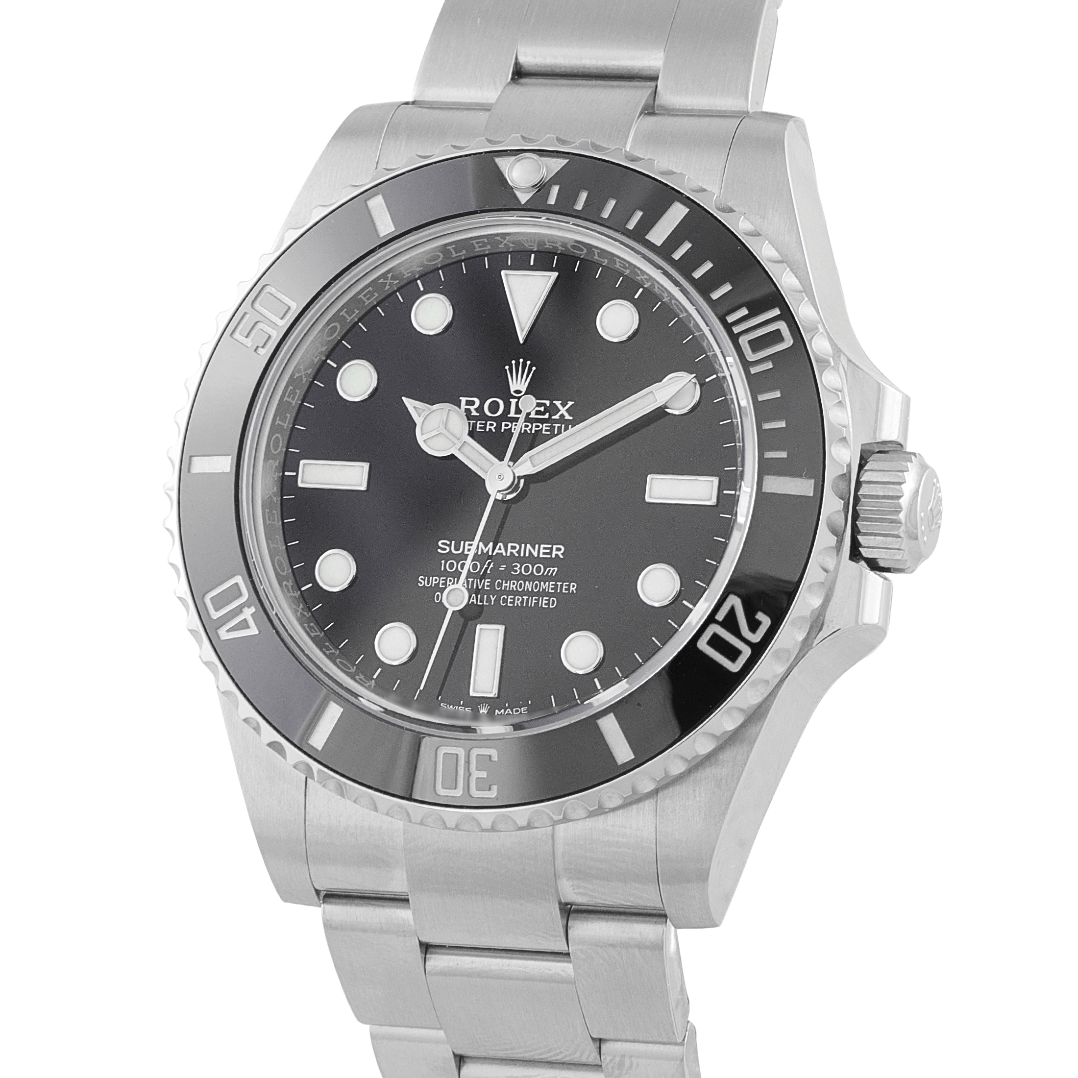 Rolex Submariner No-Date Steel Watch 124060 - Image 2