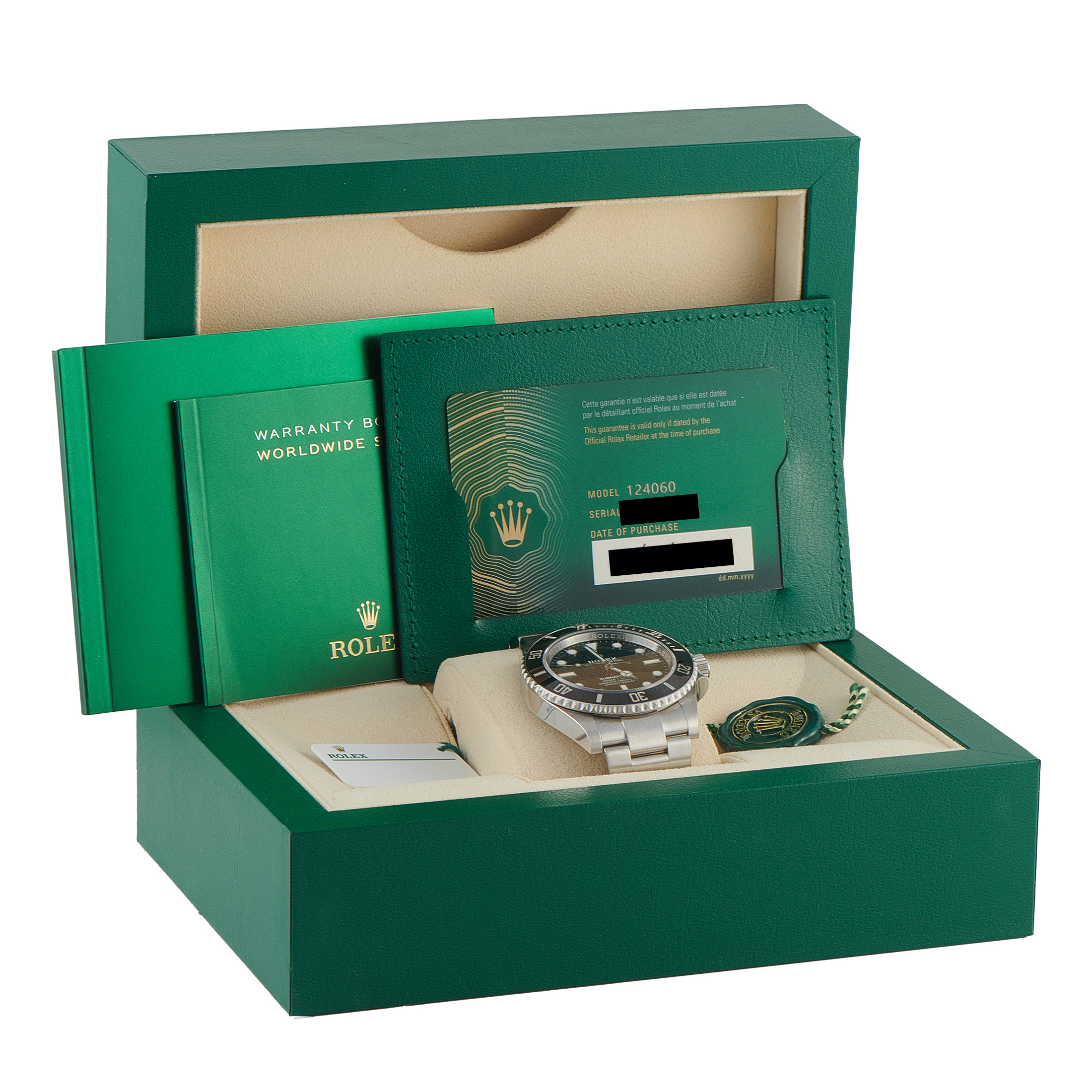 Rolex Submariner No-Date Steel Watch 124060 - Image 5
