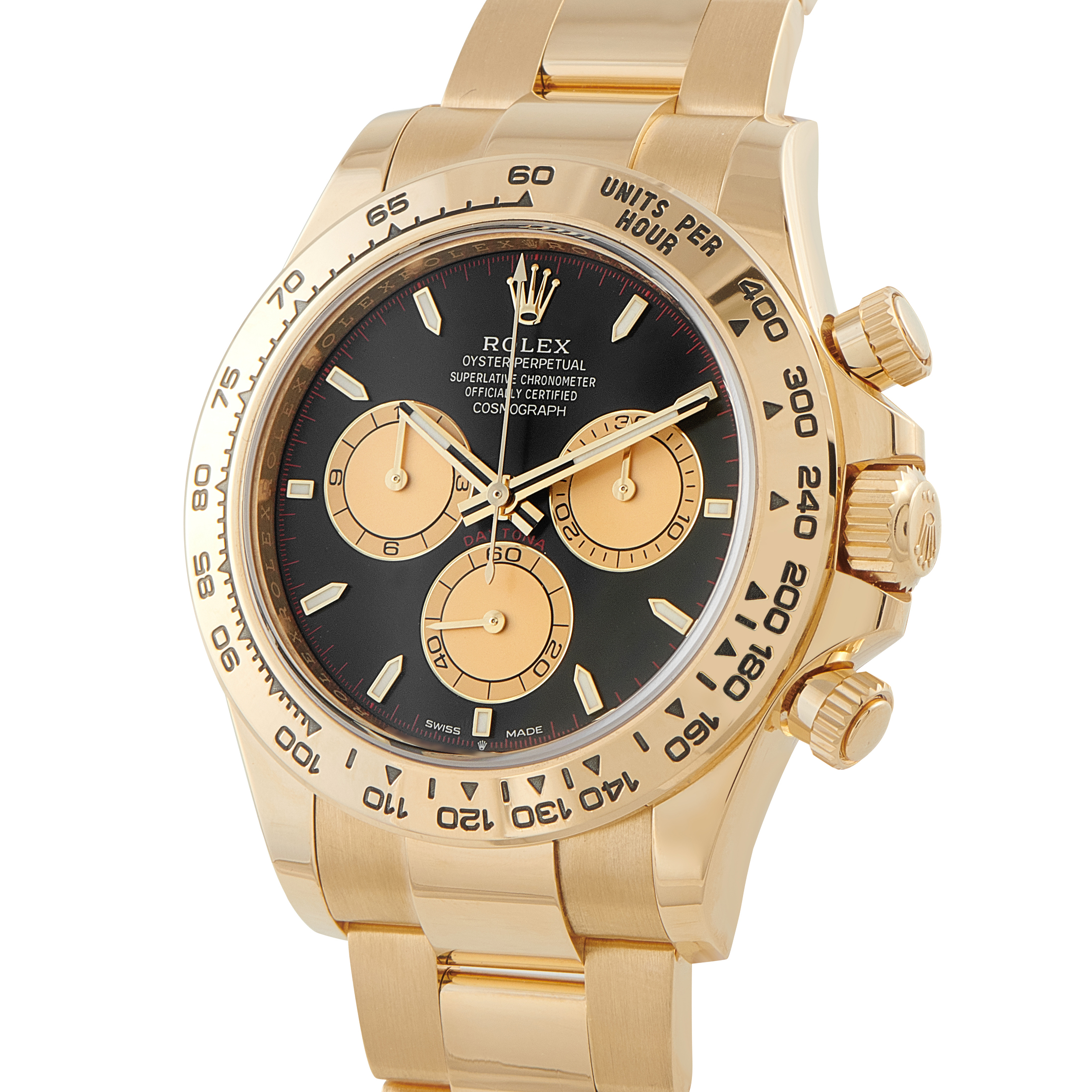 Rolex Daytona Black Dial Yellow Gold Watch 126508 - Image 2