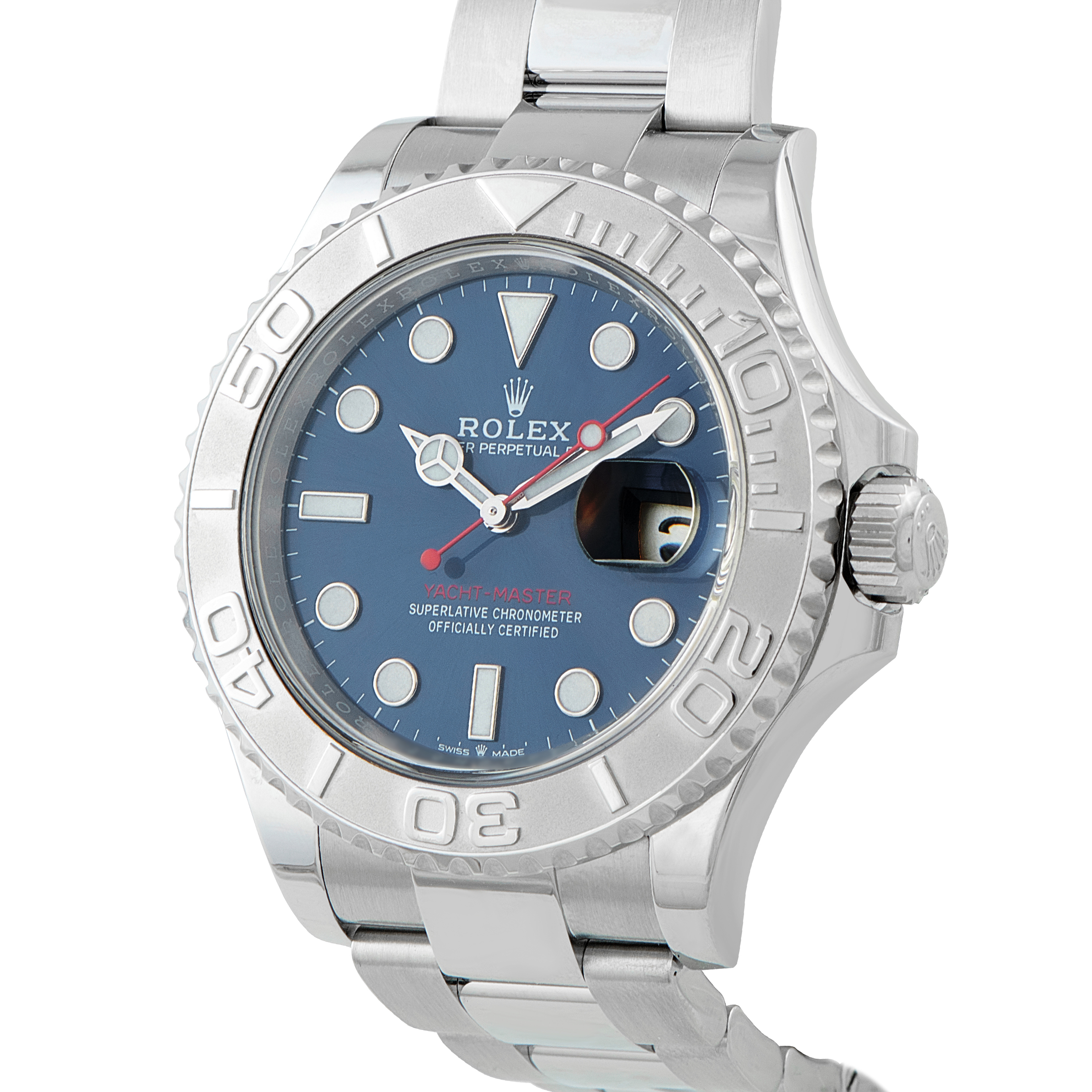 Rolex Yacht-Master 40 Bright Blue Dial Steel Watch 126622 - Image 2