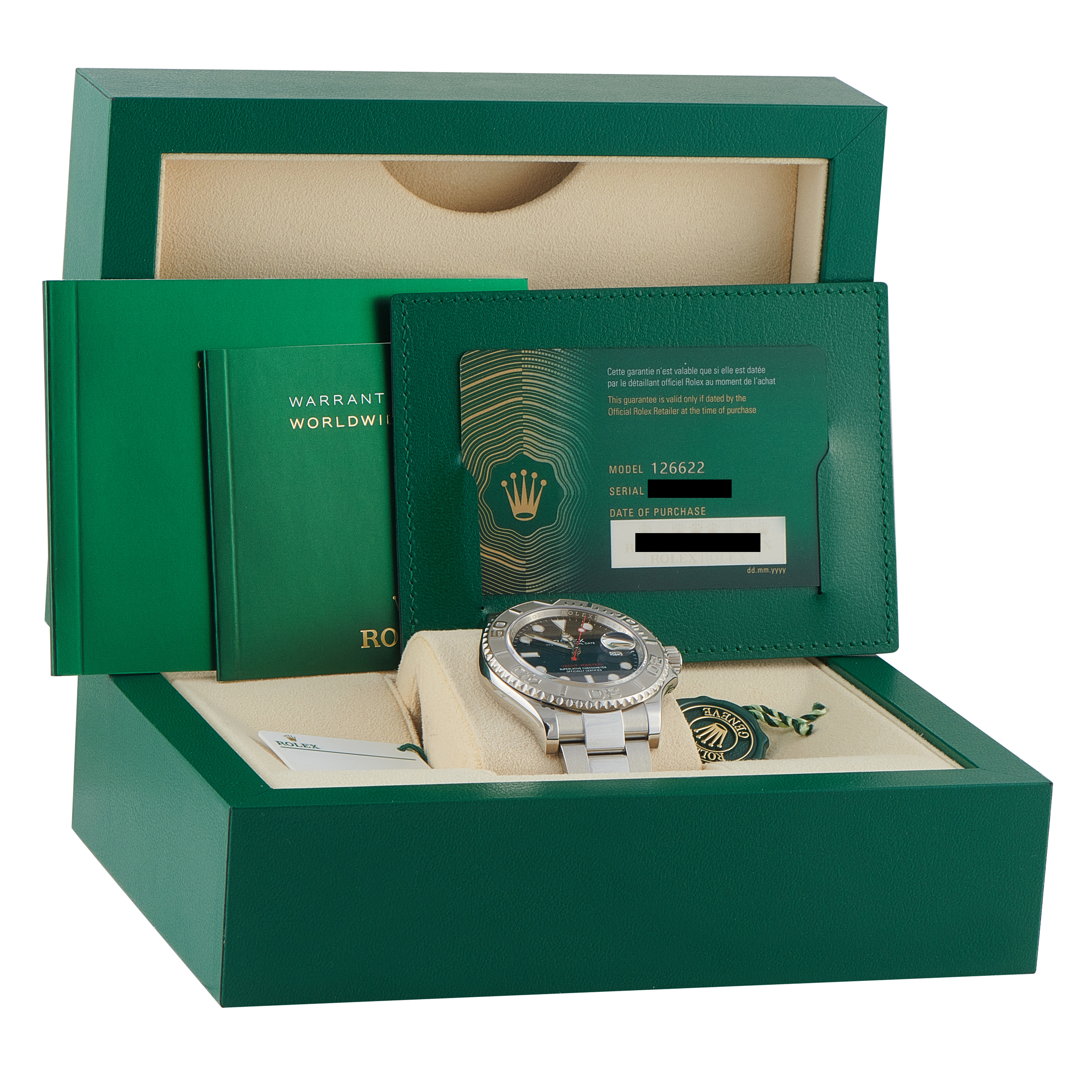 Rolex Yacht-Master 40 Bright Blue Dial Steel Watch 126622 - Image 5