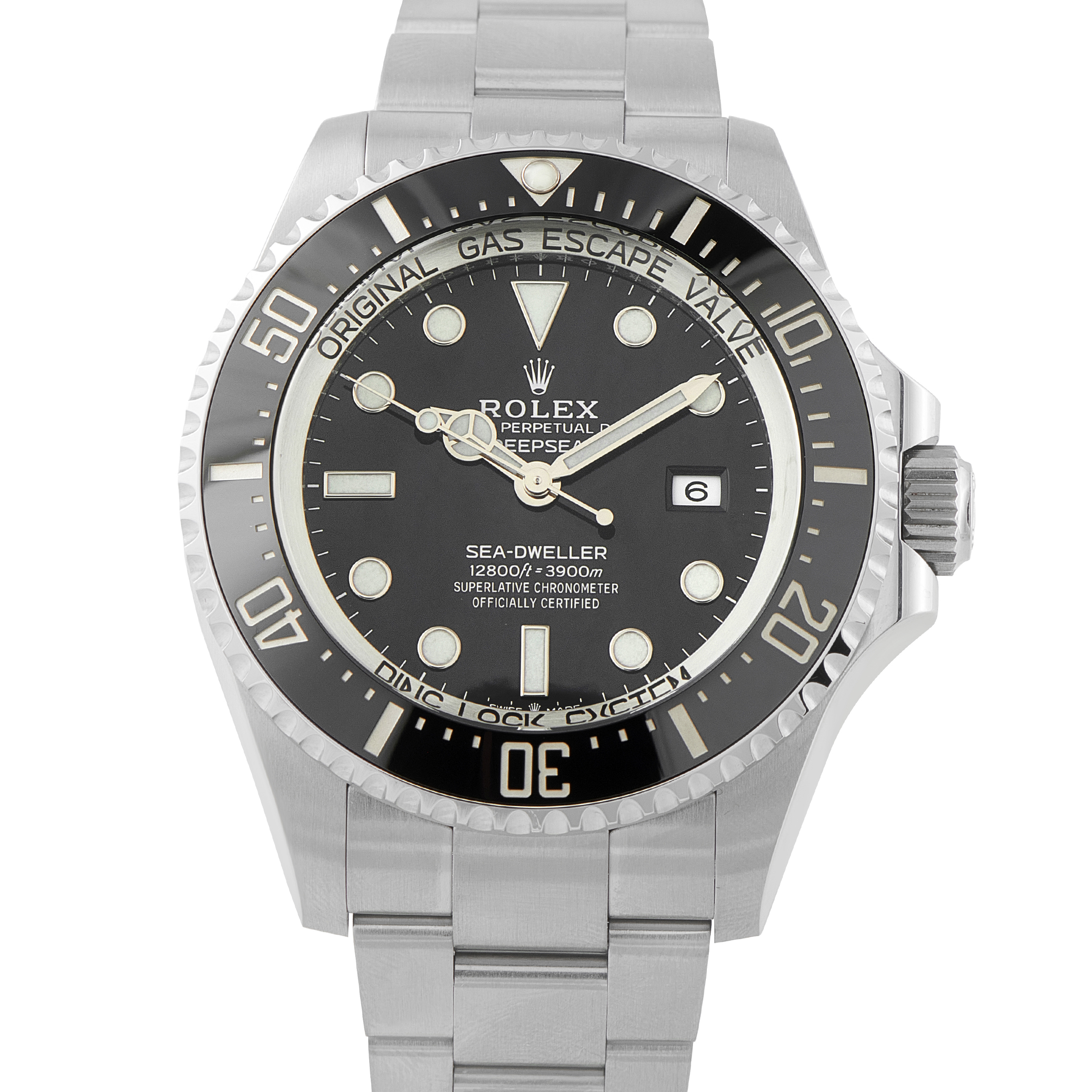 Rolex Sea-Dweller Deepsea Black Dial Steel Watch 126660