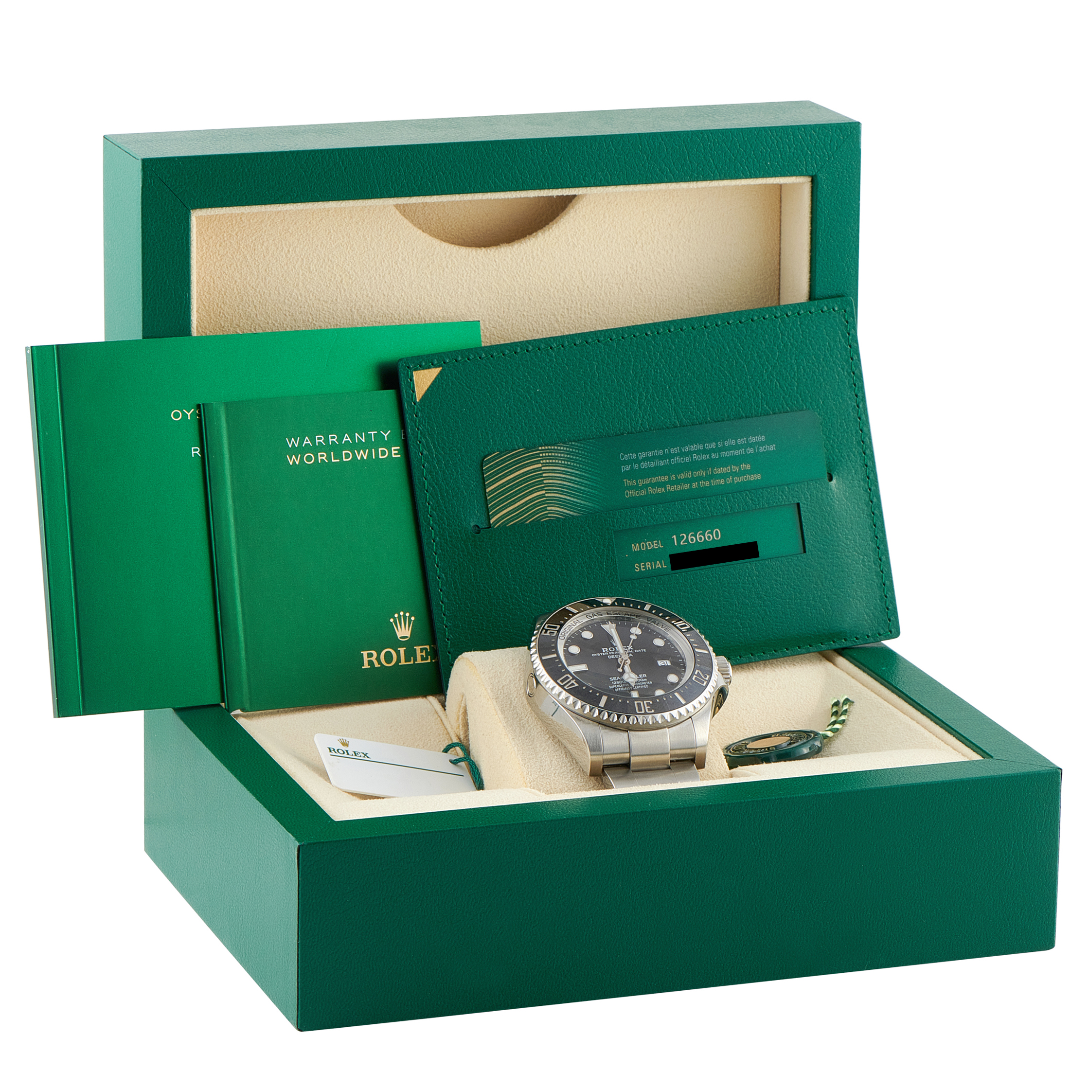 Rolex Sea-Dweller Deepsea Black Dial Steel Watch 126660 - Image 5