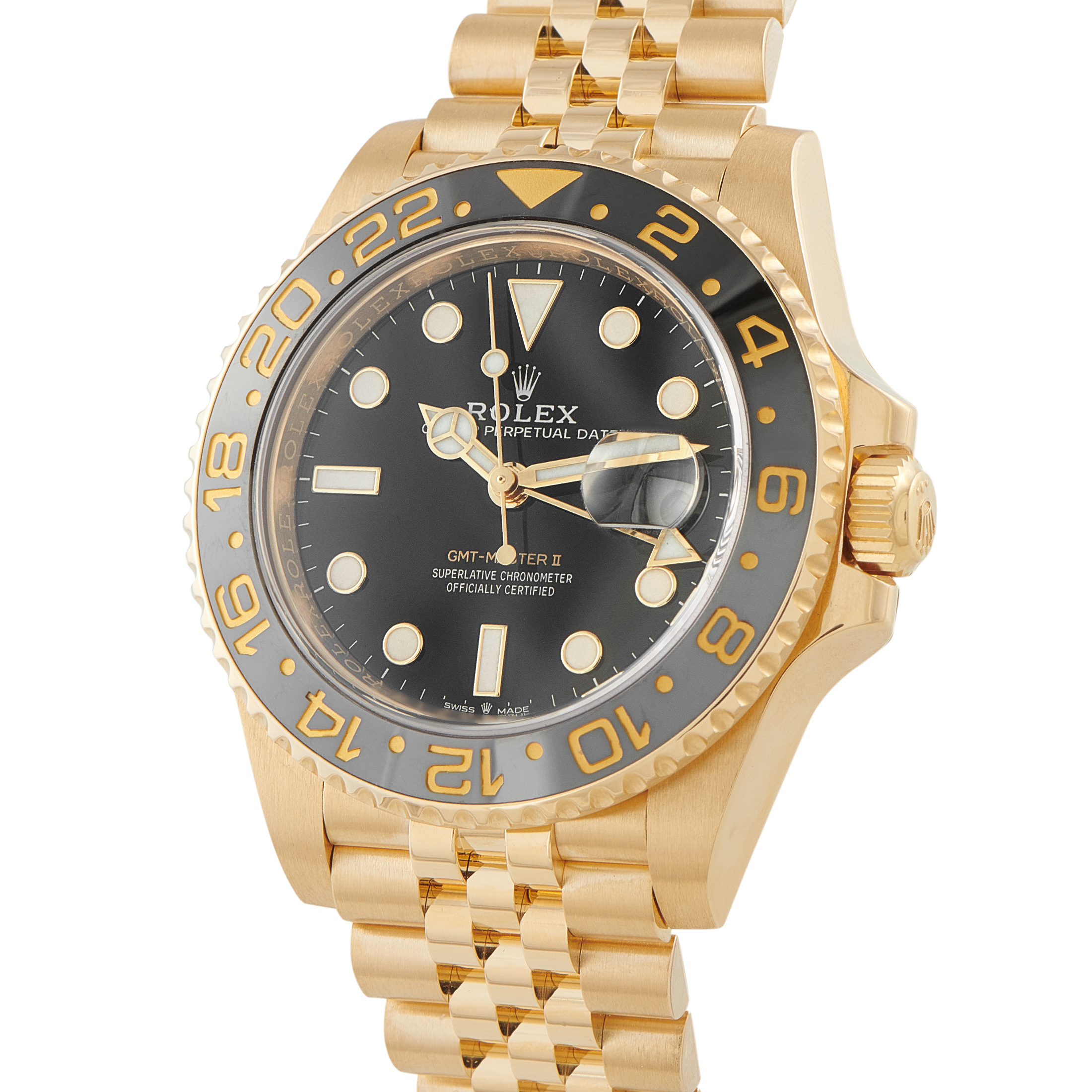 Rolex GMT-Master II Yellow Gold Jubilee Watch 126718GRNR - Image 2