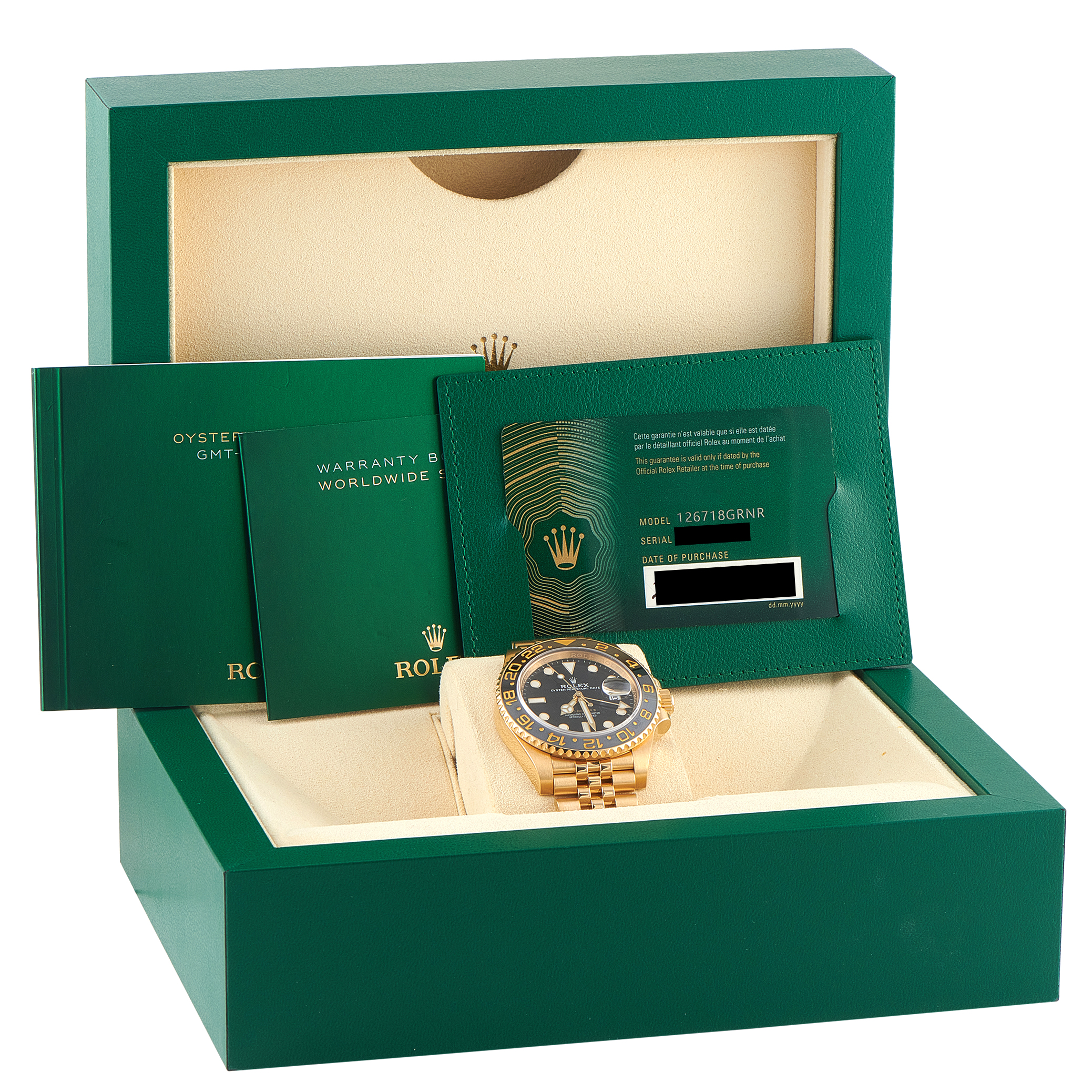 Rolex GMT-Master II Yellow Gold Jubilee Watch 126718GRNR - Image 5
