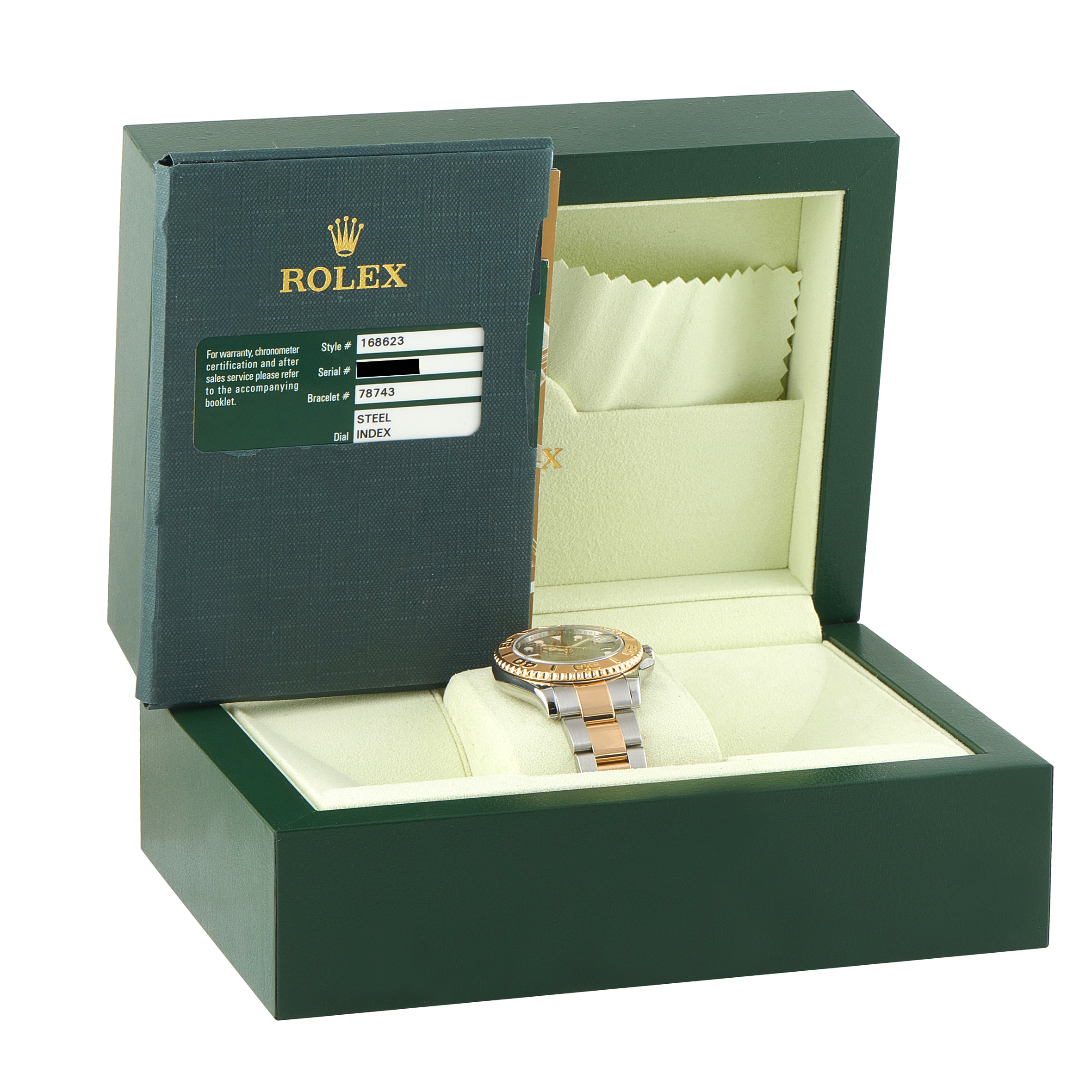 Rolex Yacht-Master 35 Two-Tone Watch 168623 - Image 5