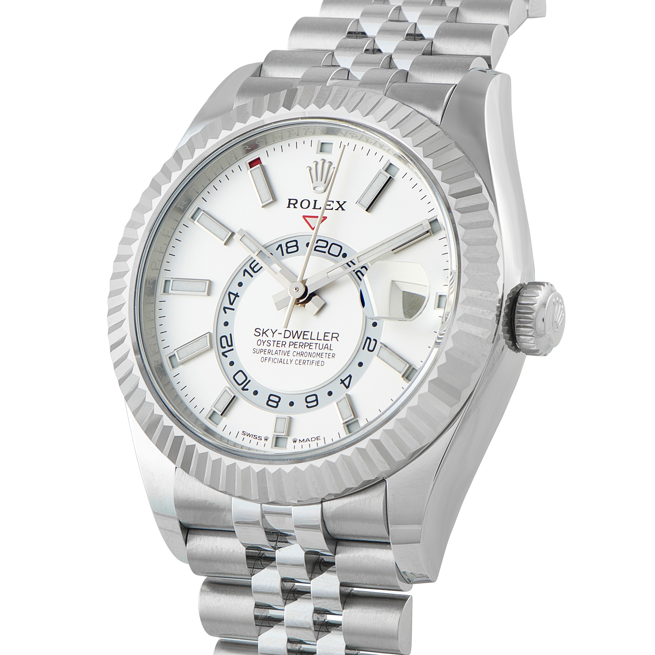 Rolex Sky-Dweller Intense White Dial Steel Jubilee Watch 336934 - Image 2
