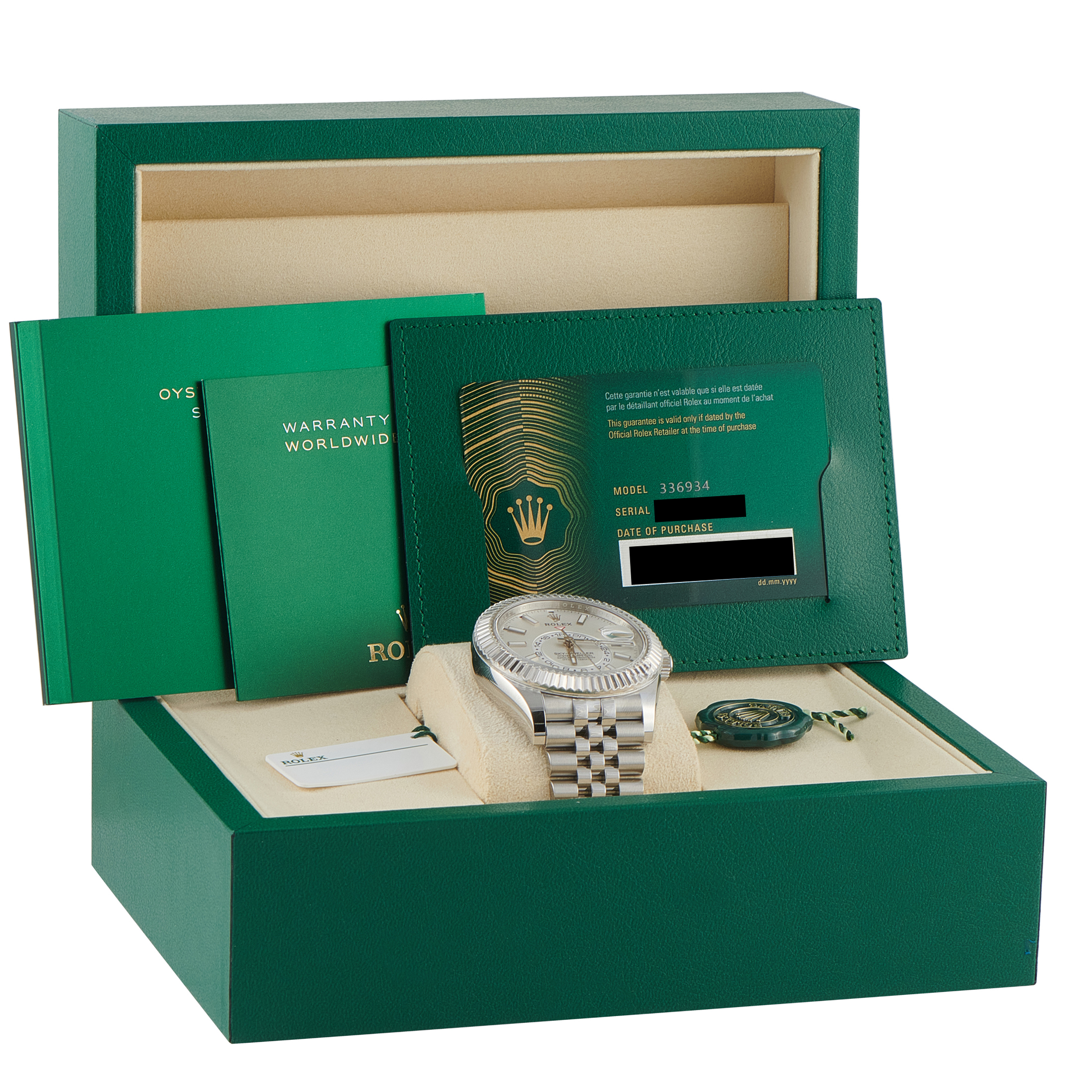 Rolex Sky-Dweller Intense White Dial Steel Jubilee Watch 336934 - Image 5