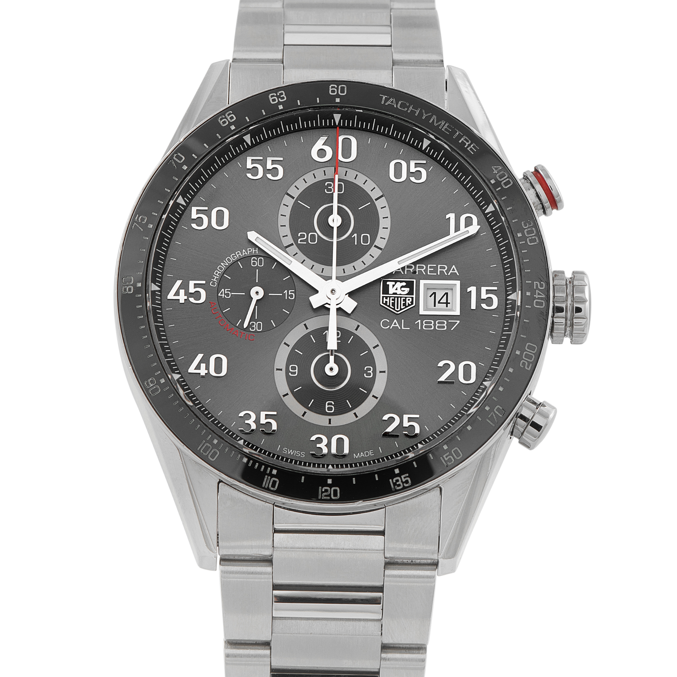 Tag Heuer Carrera Calibre 1887 Chronograph Steel Watch CAR2A11
