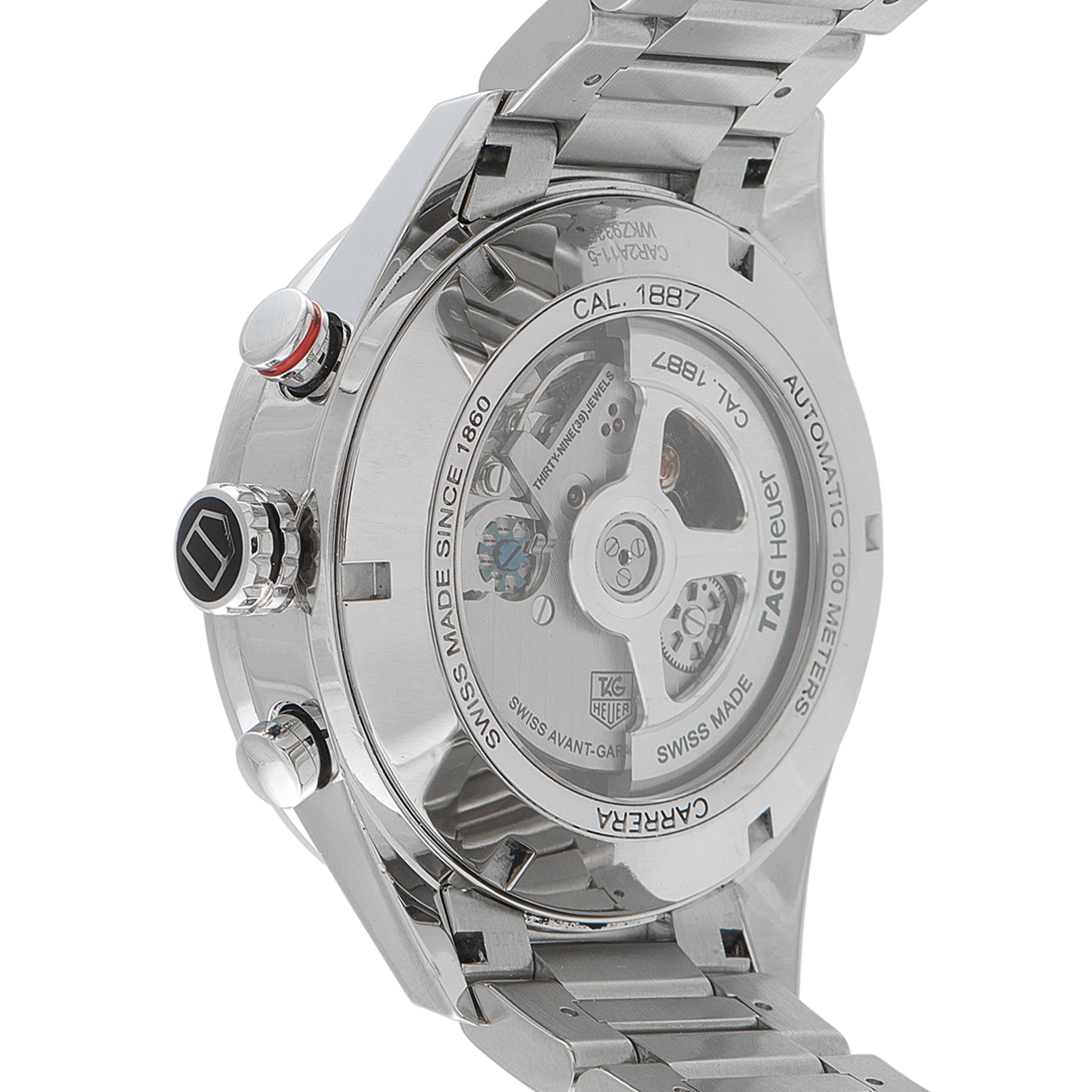 Tag Heuer Carrera Calibre 1887 Chronograph Steel Watch CAR2A11 - Image 3