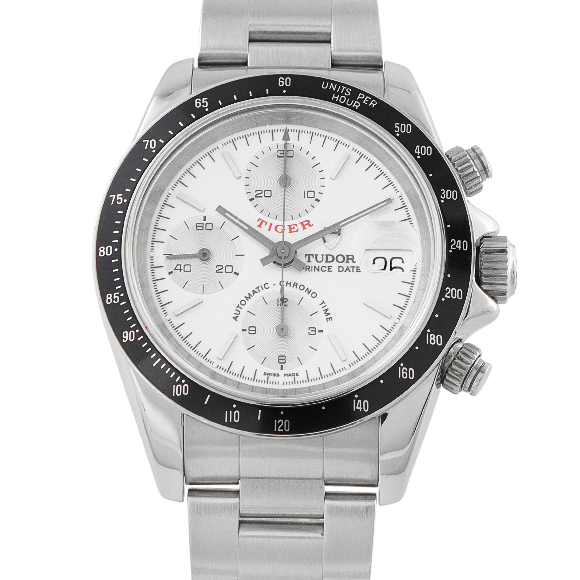 Tudor Prince Date Chronograph Tiger Edition Steel Watch 79260