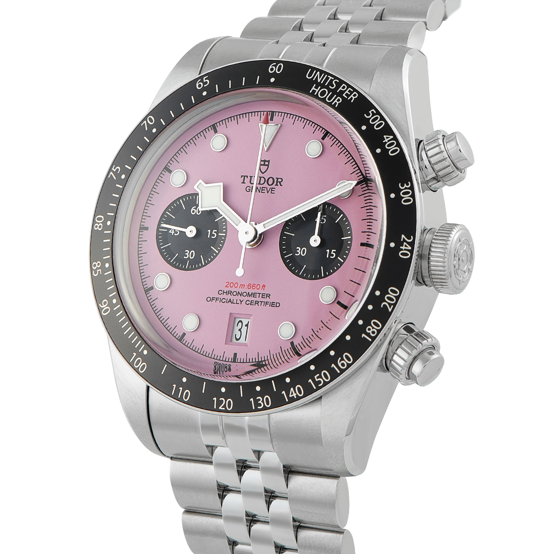 Tudor Black Bay Chrono Pink Dial Steel Watch 79360N-0019 - Image 2