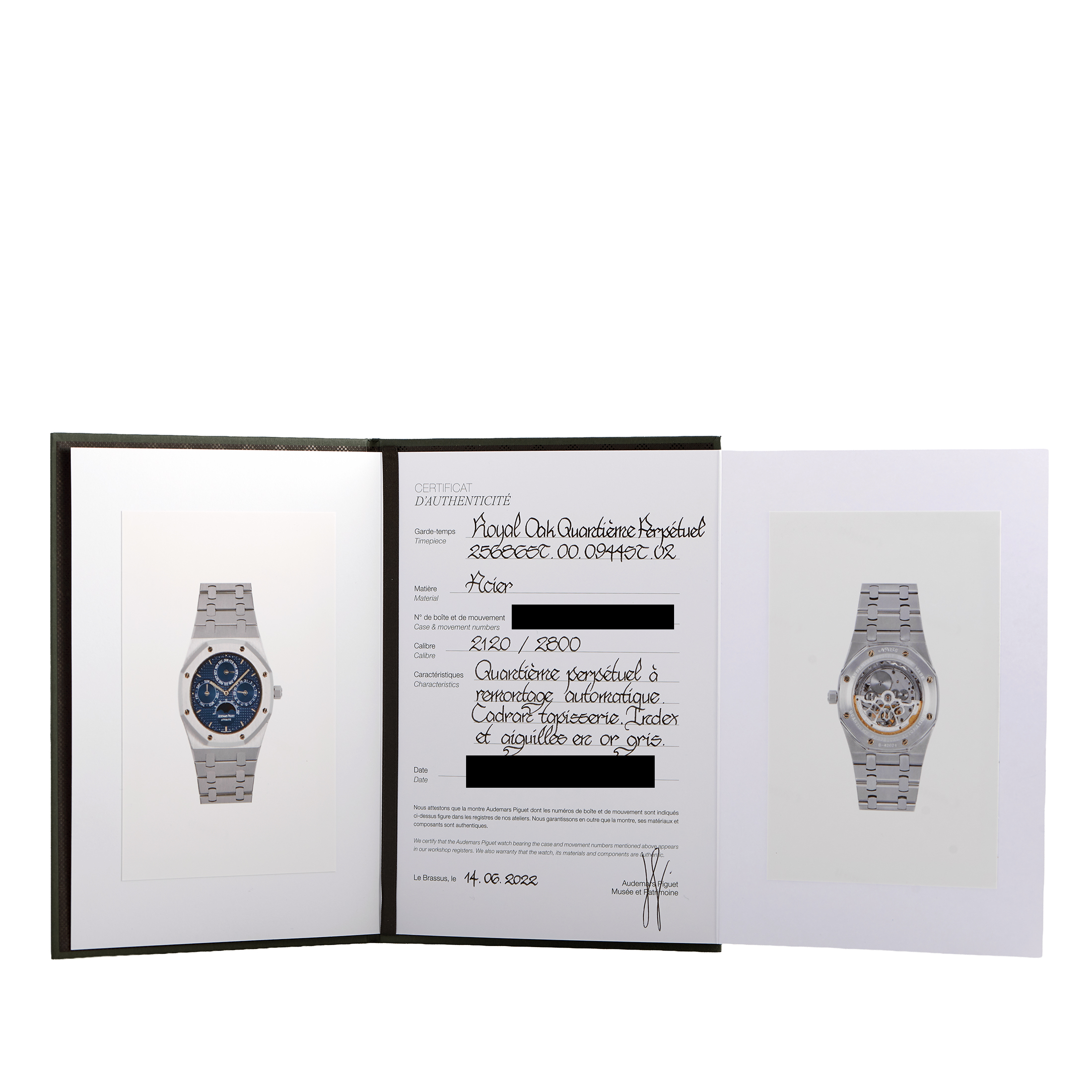 Audemars Piguet Royal Oak Perpetual Calendar Steel Watch 25686st - Image 6