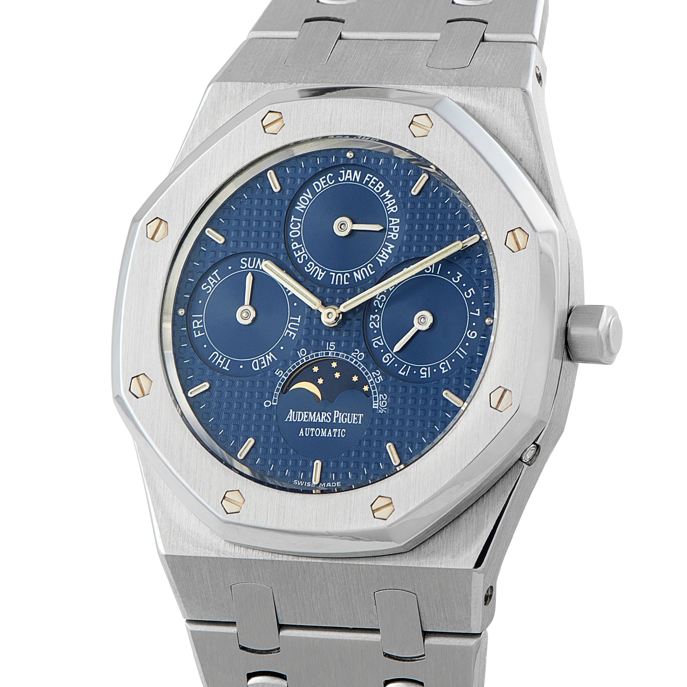 Audemars Piguet Royal Oak Perpetual Calendar Steel Watch 25686st - Image 2