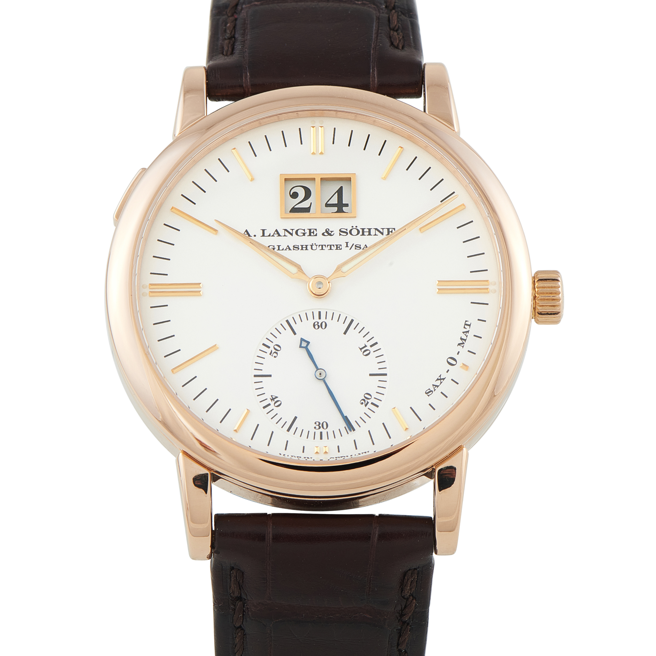 A. Lange & Sohne Langematik Big Date Pink Gold Watch 308.032