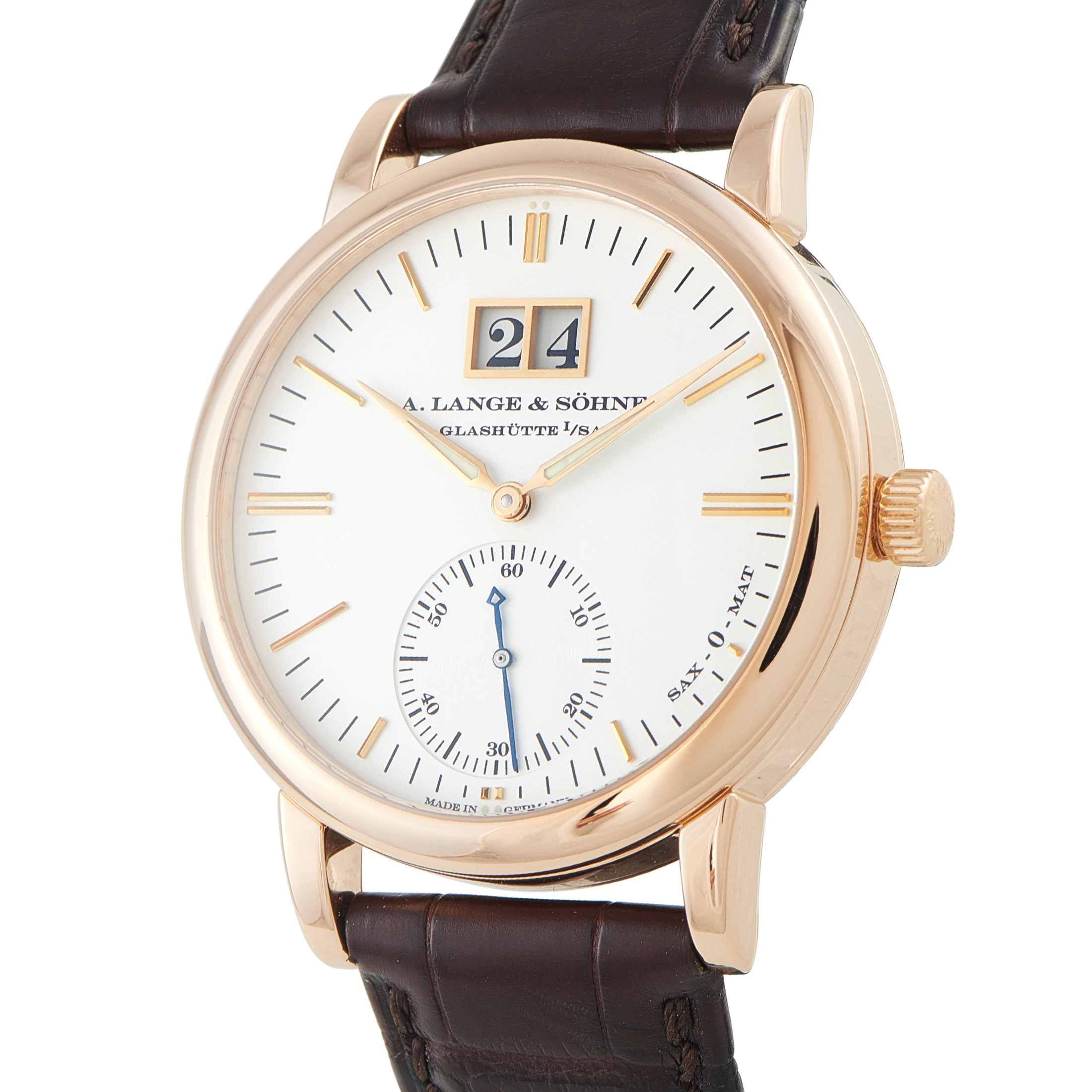 A. Lange & Sohne Langematik Big Date Pink Gold Watch 308.032 - Image 2