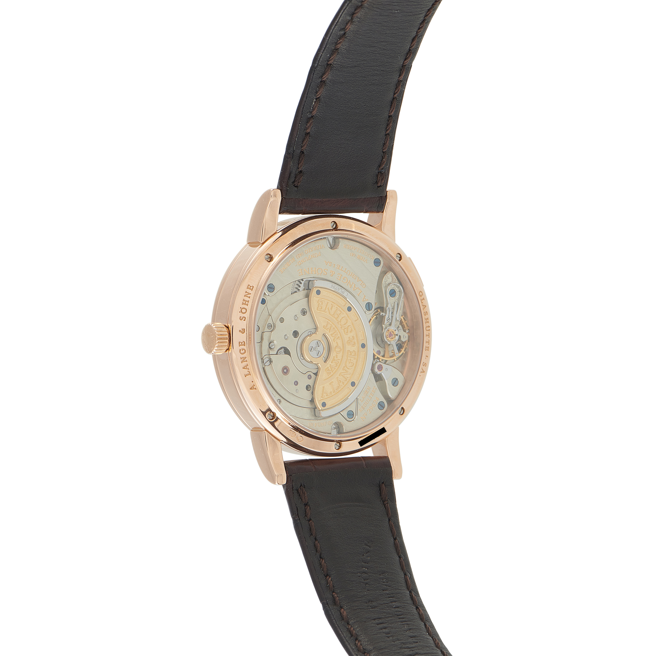 A. Lange & Sohne Langematik Big Date Pink Gold Watch 308.032 - Image 3