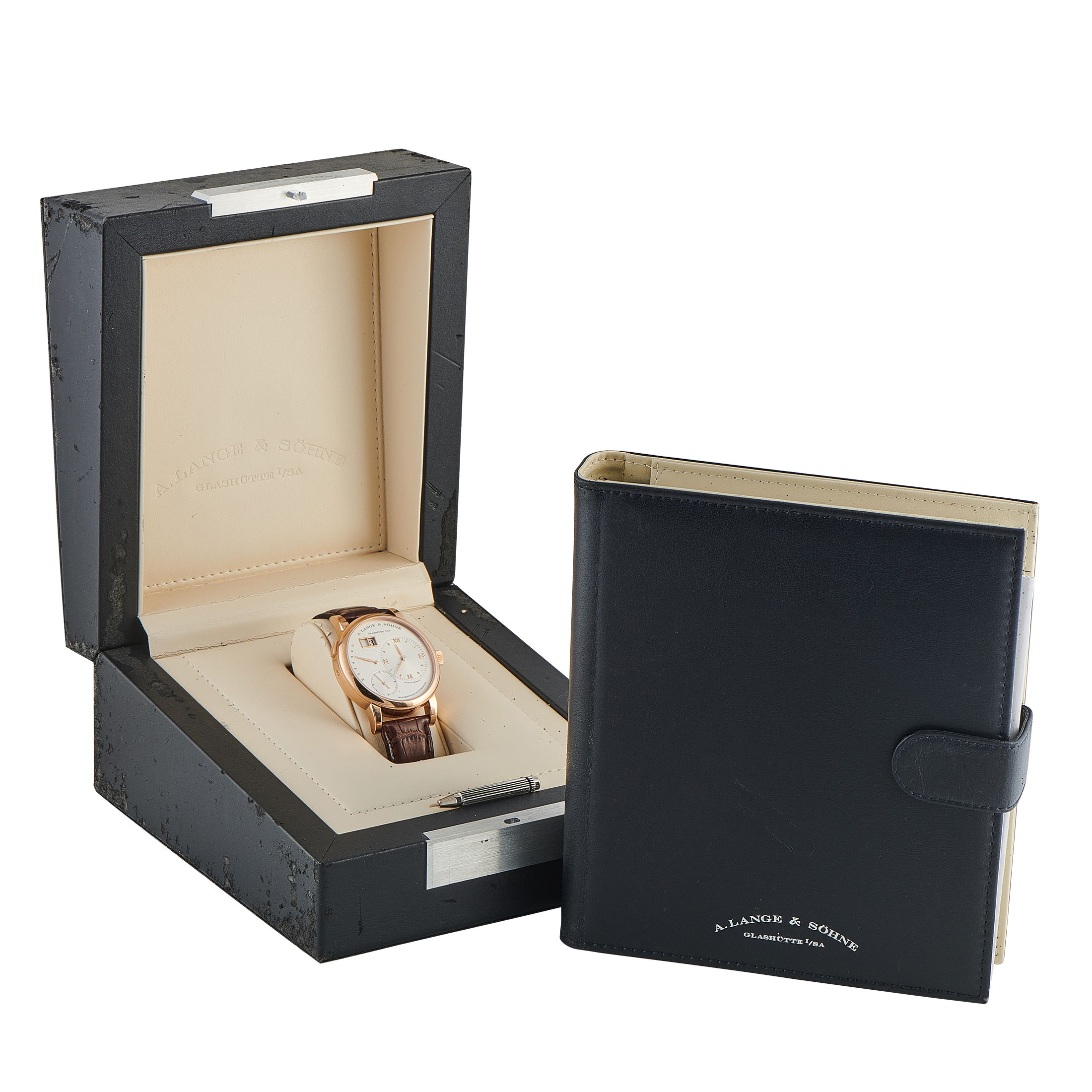 A. Lange & Sohne Lange 1 Daymatic Rose Gold Watch 320.032 - Image 5