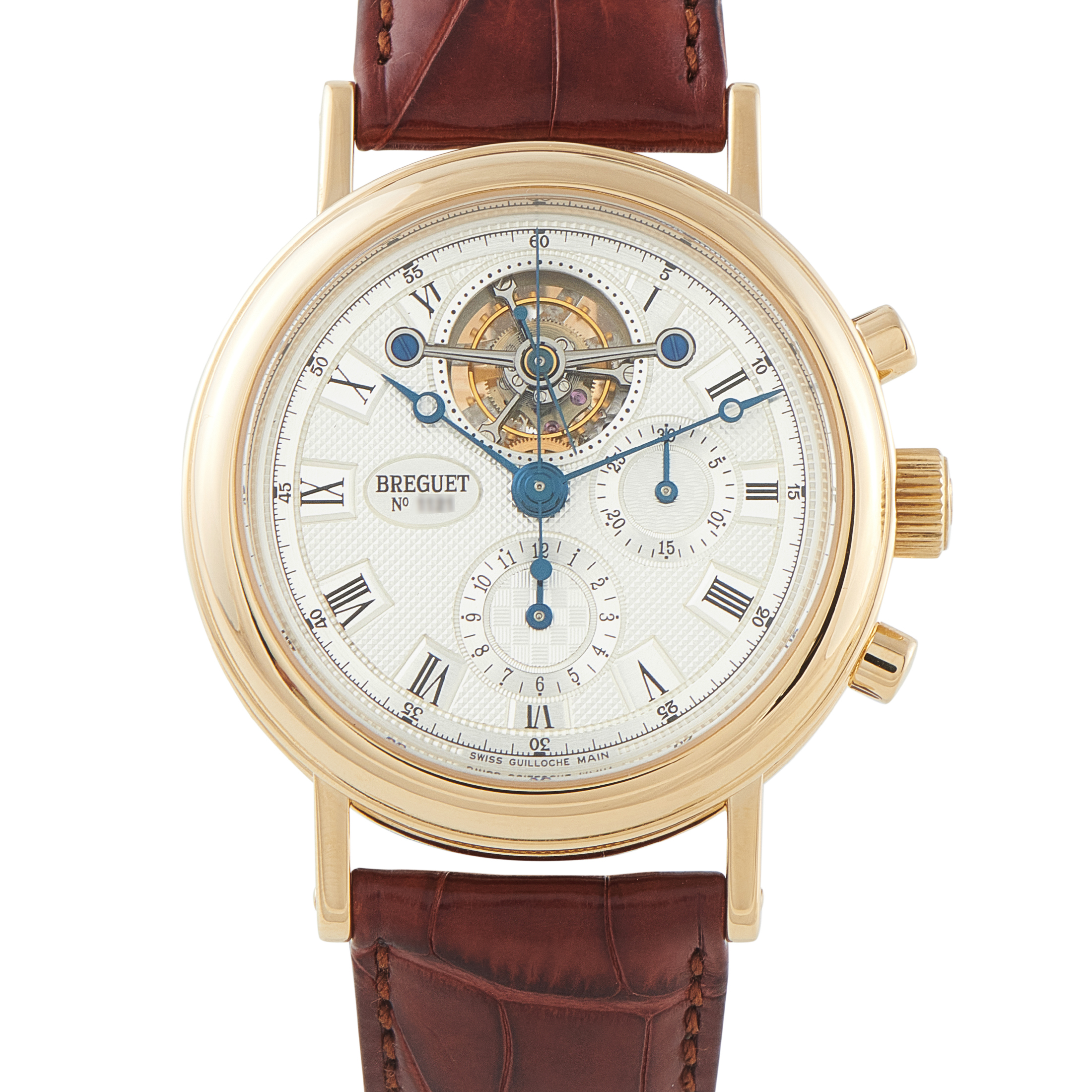 Breguet Classique Complications Tourbillon Chronograph Yellow Gold Watch 3577ba/15/9v6