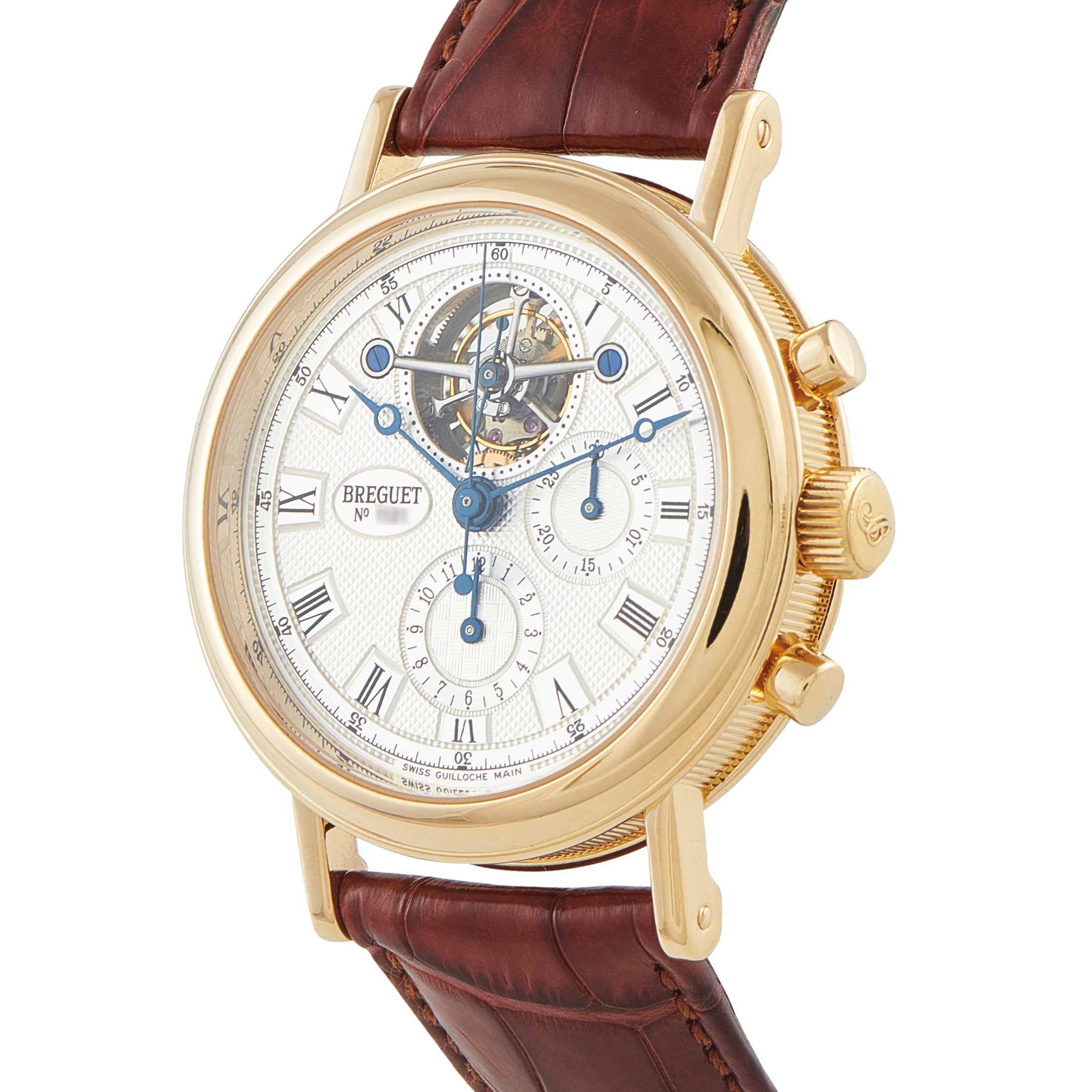 Breguet Classique Complications Tourbillon Chronograph Yellow Gold Watch 3577ba/15/9v6 - Image 2