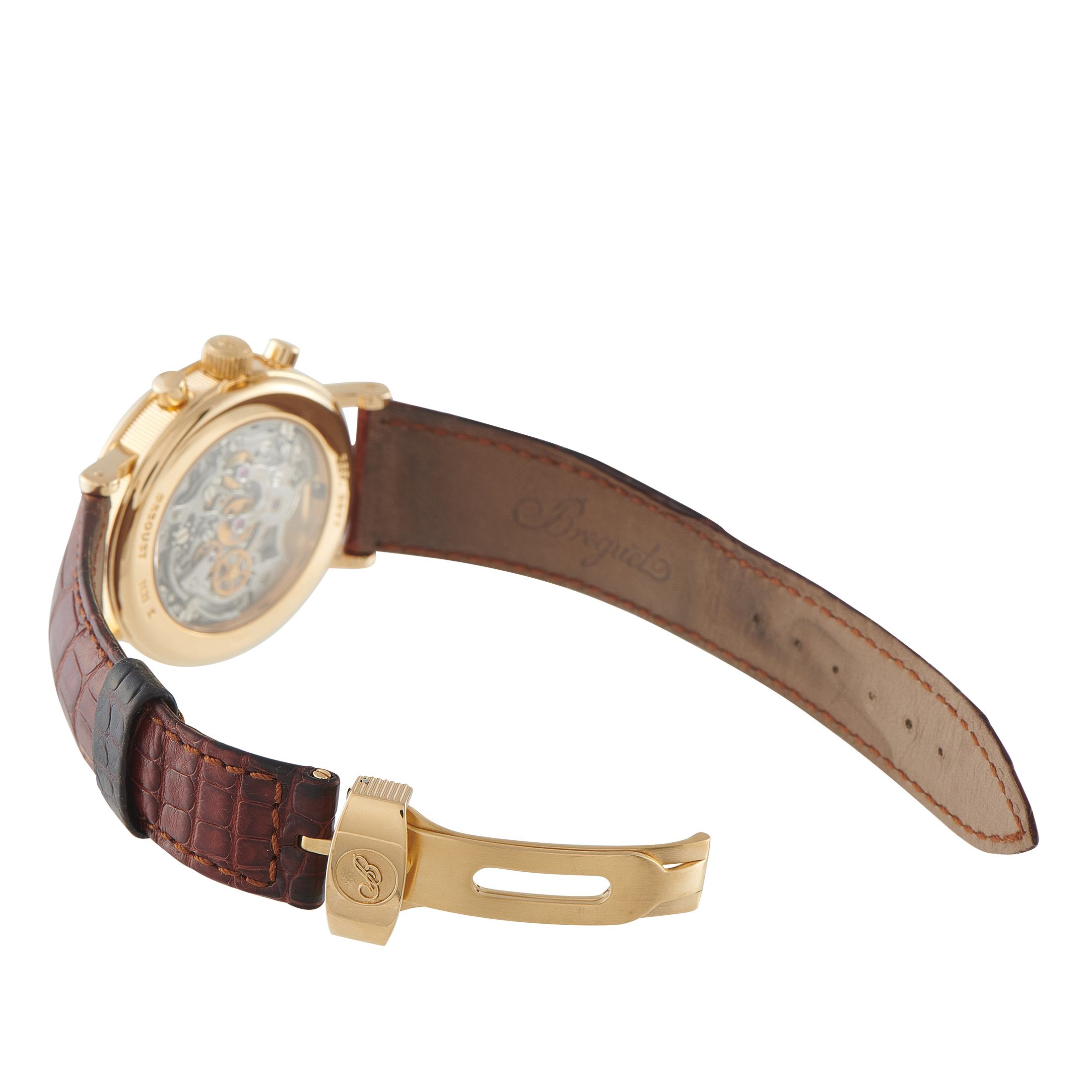 Breguet Classique Complications Tourbillon Chronograph Yellow Gold Watch 3577ba/15/9v6 - Image 4
