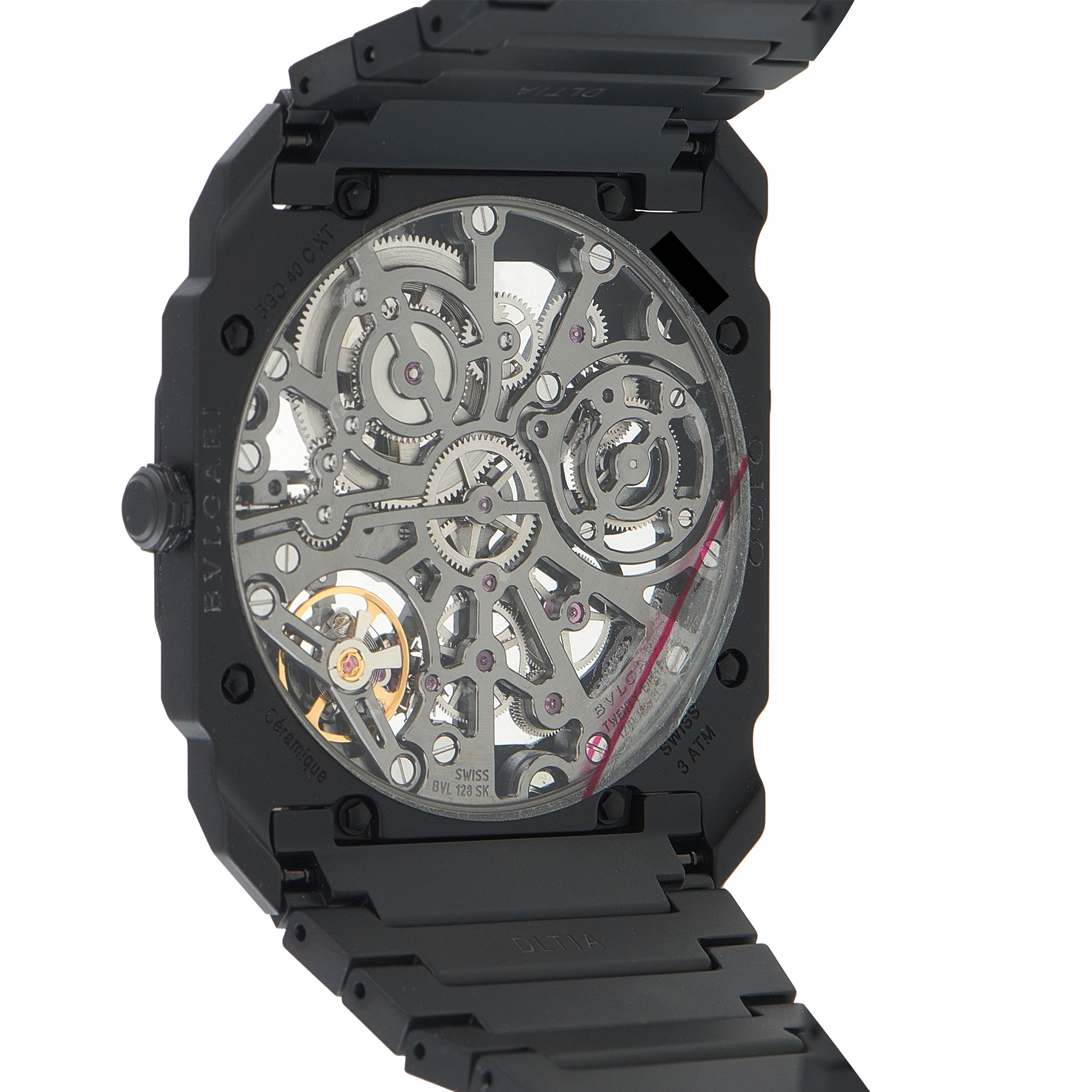 Bvlgari Octo Finissimo Skeleton Black Ceramic Watch 103126 - Image 3