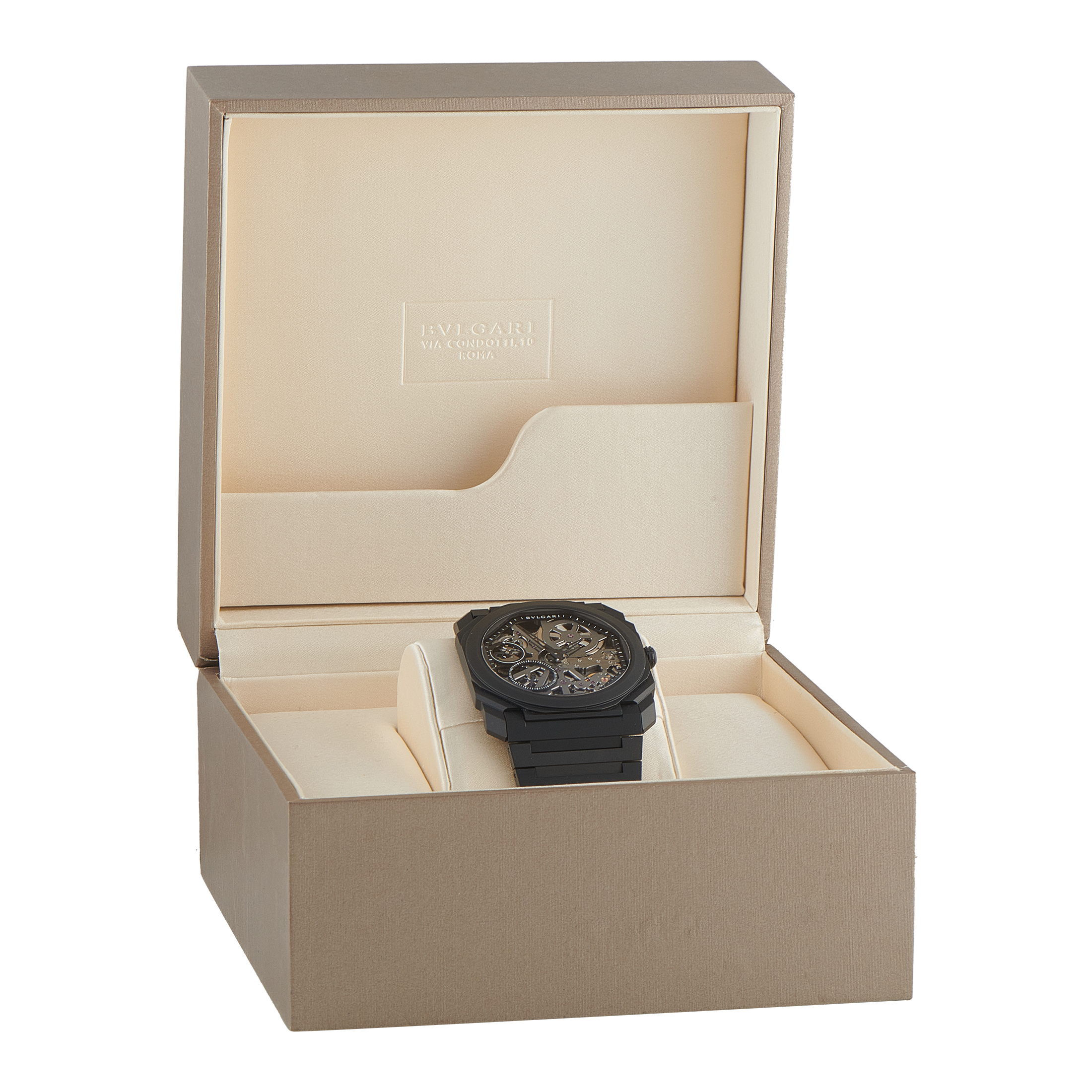 Bvlgari Octo Finissimo Skeleton Black Ceramic Watch 103126 - Image 6