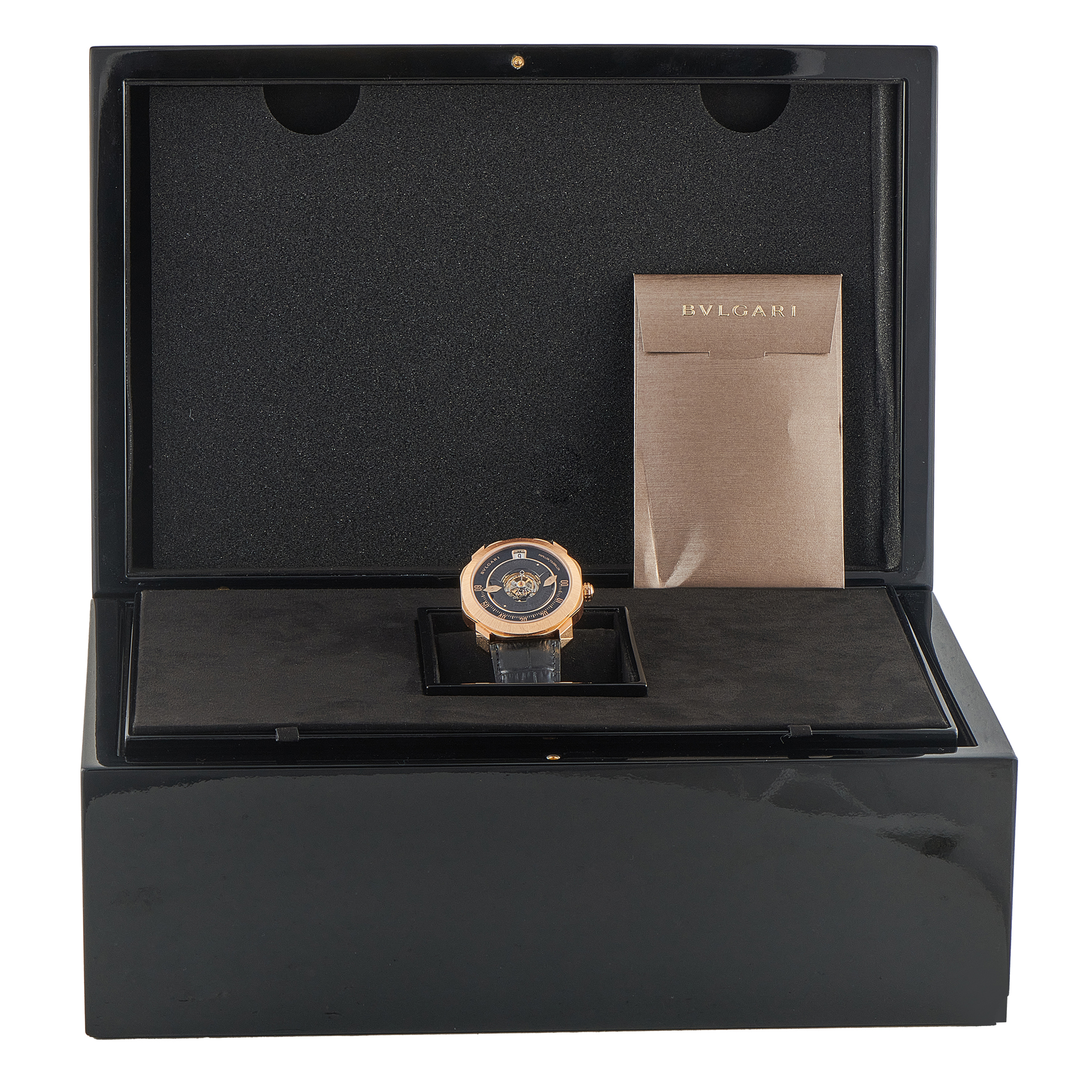 Bvlgari Octo Roma Papillon Central Rose Gold Watch 103475 - Image 5
