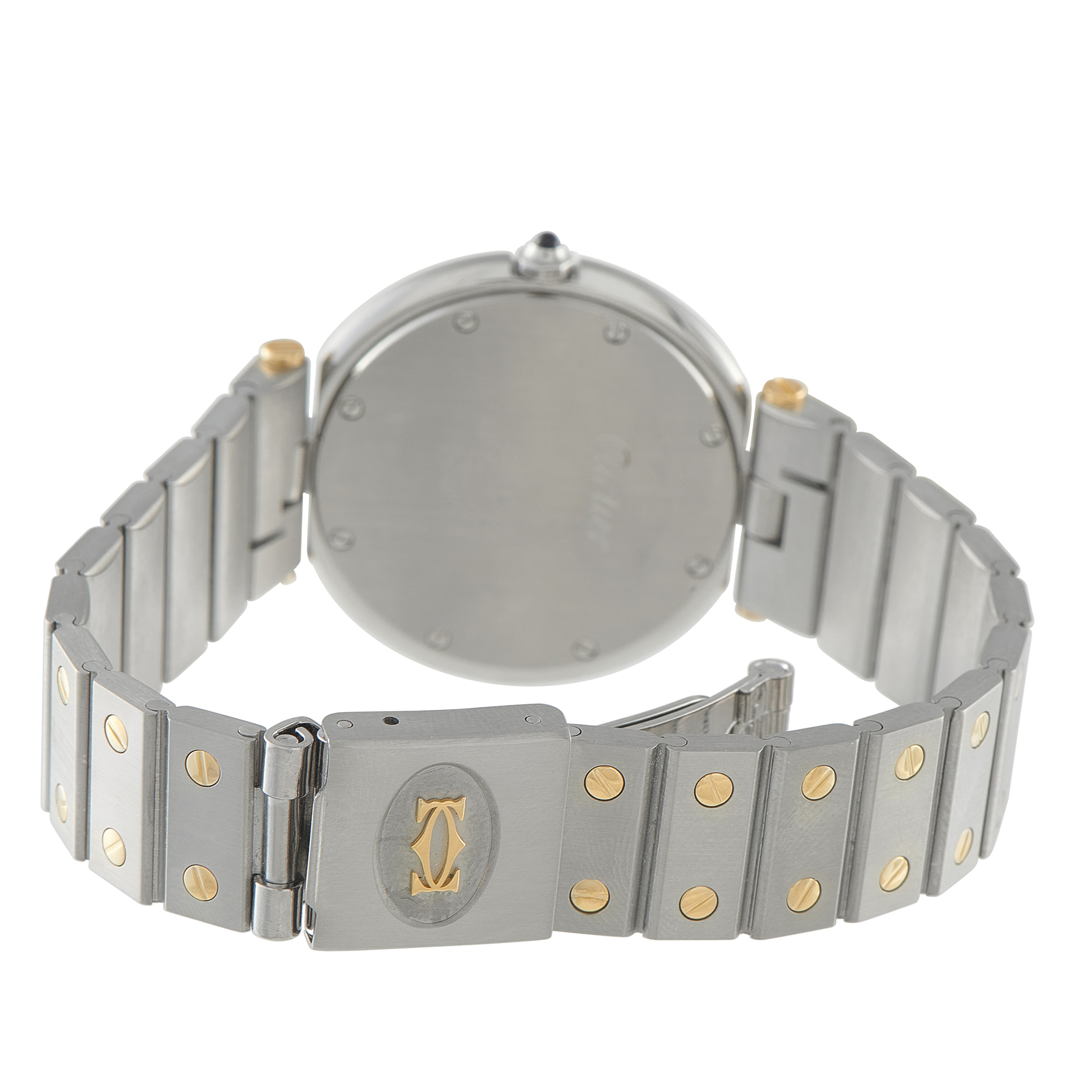 Cartier Ronde Vendôme Black Dial Two-Tone Watch 8191 - Image 4