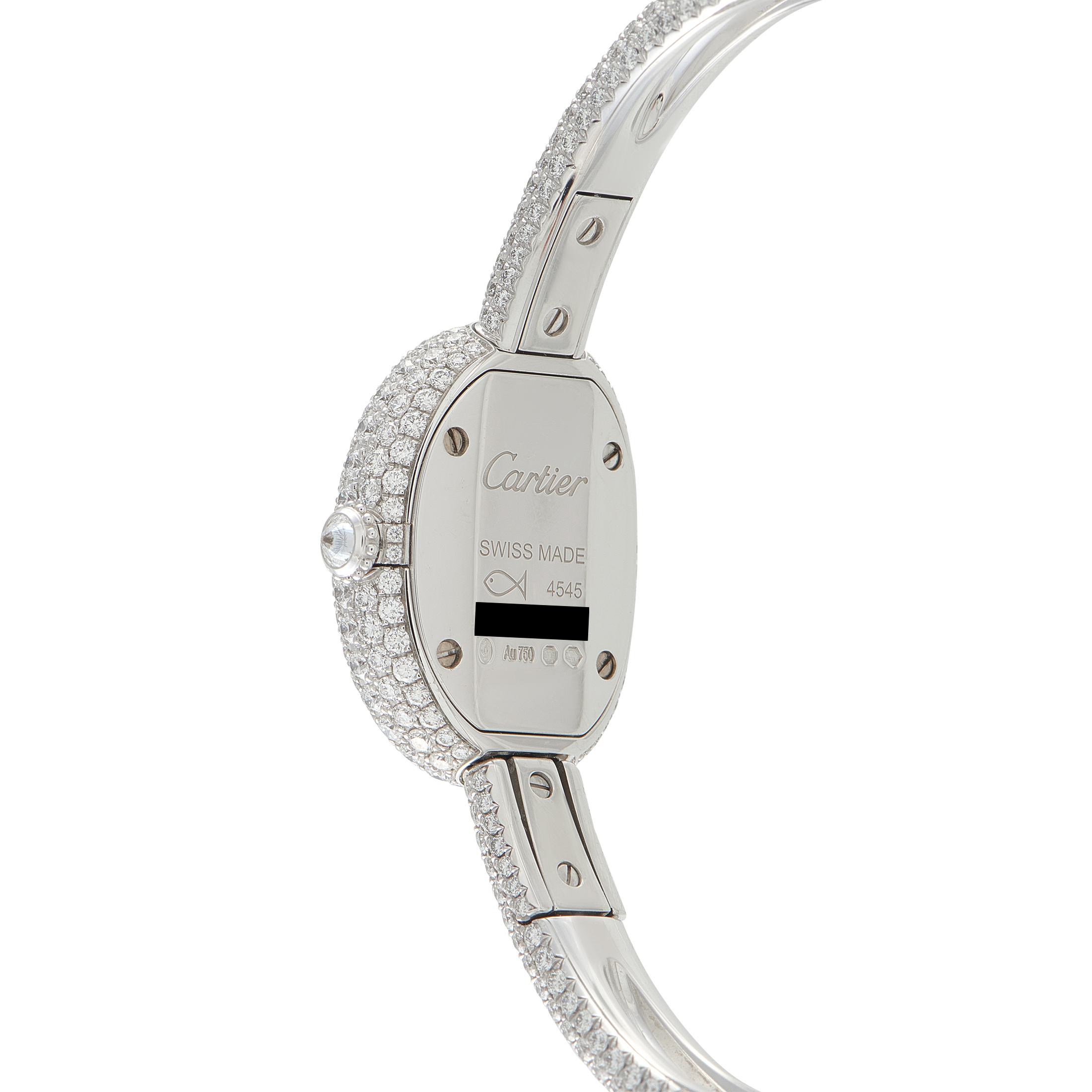 Cartier Baignoire Diamond and 18K White Gold Ladies Watch hpi01773 - Image 3