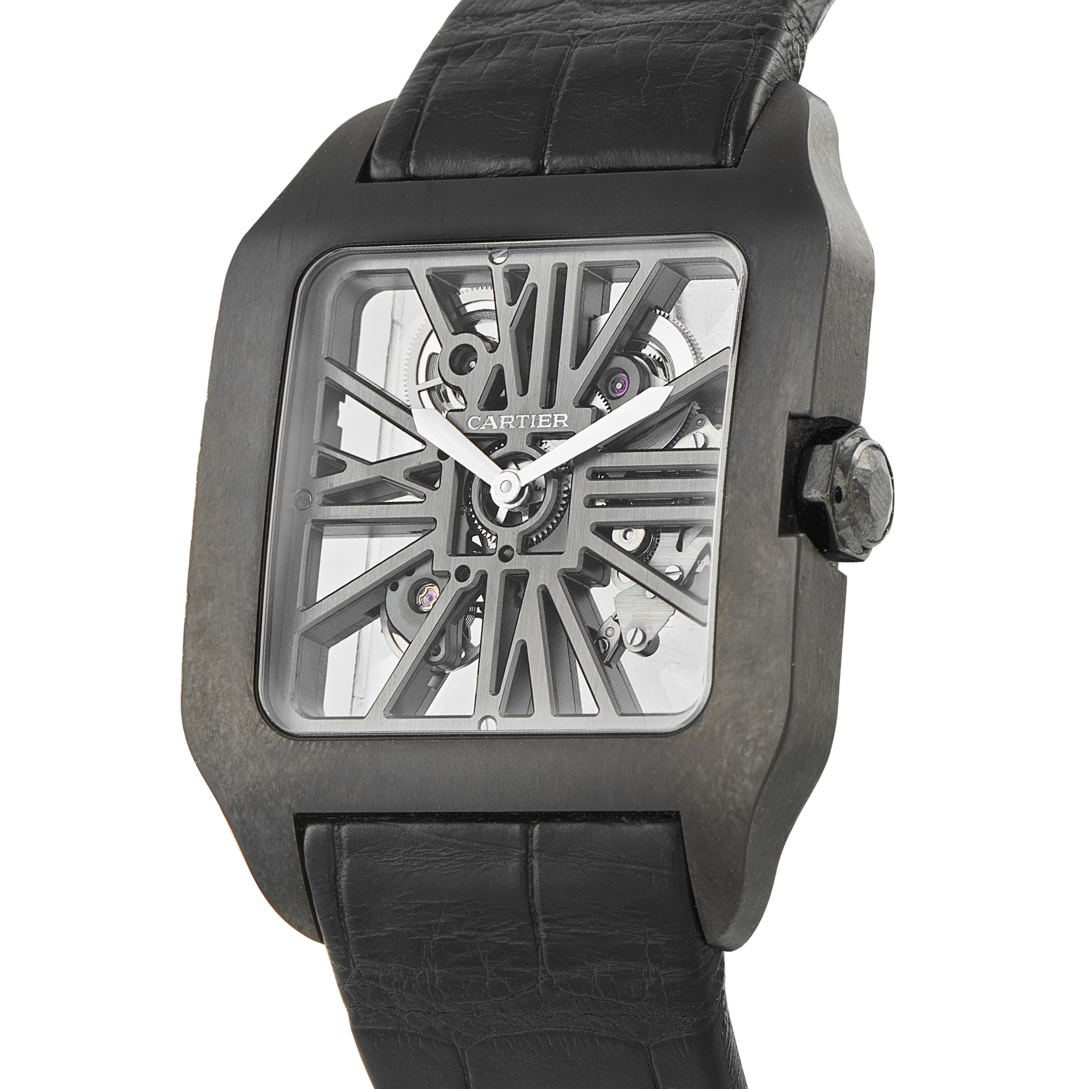 Cartier Santos-Dumont Skeleton Watch w2020052 - Image 2