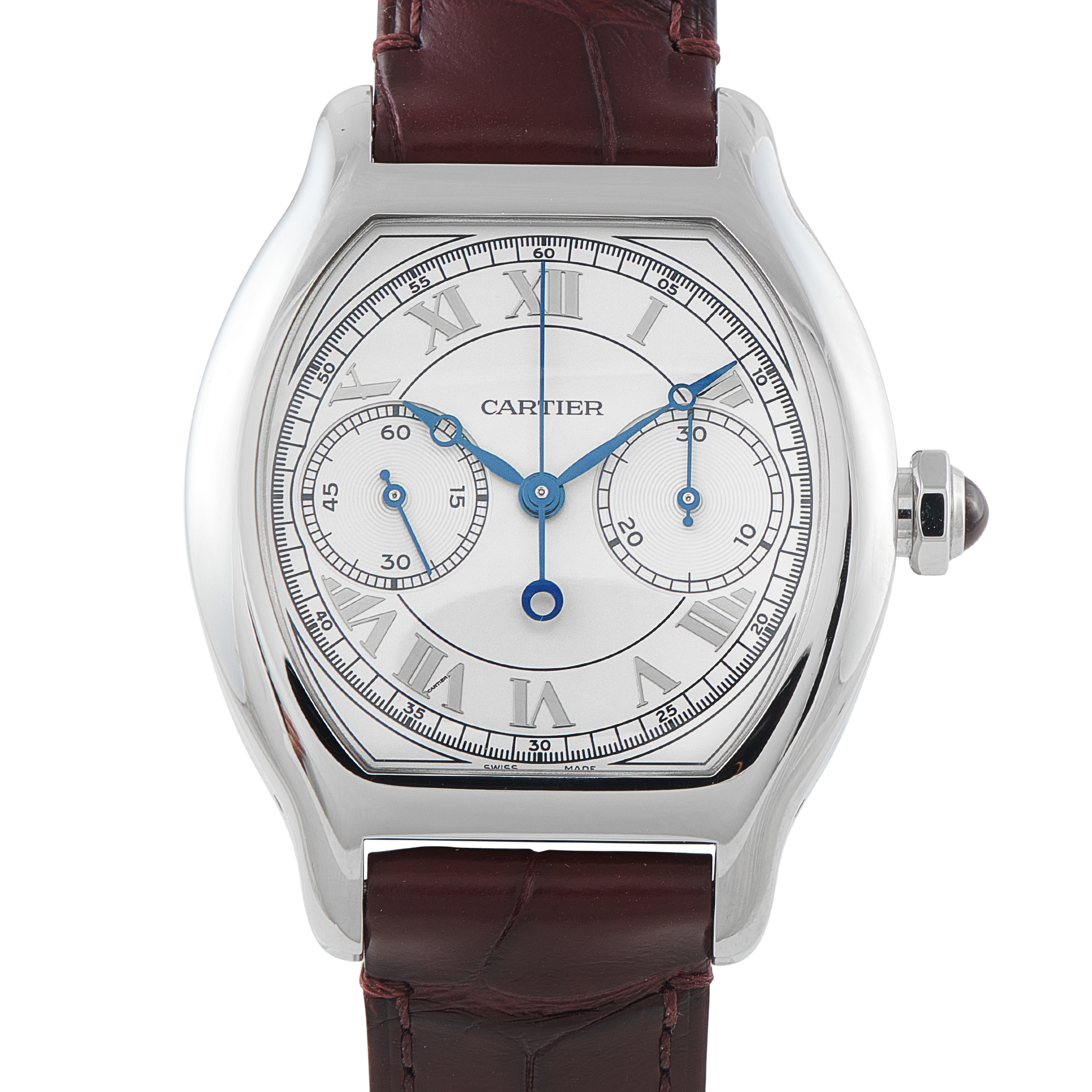Cartier Privé Tortue Platinum Watch whto0008