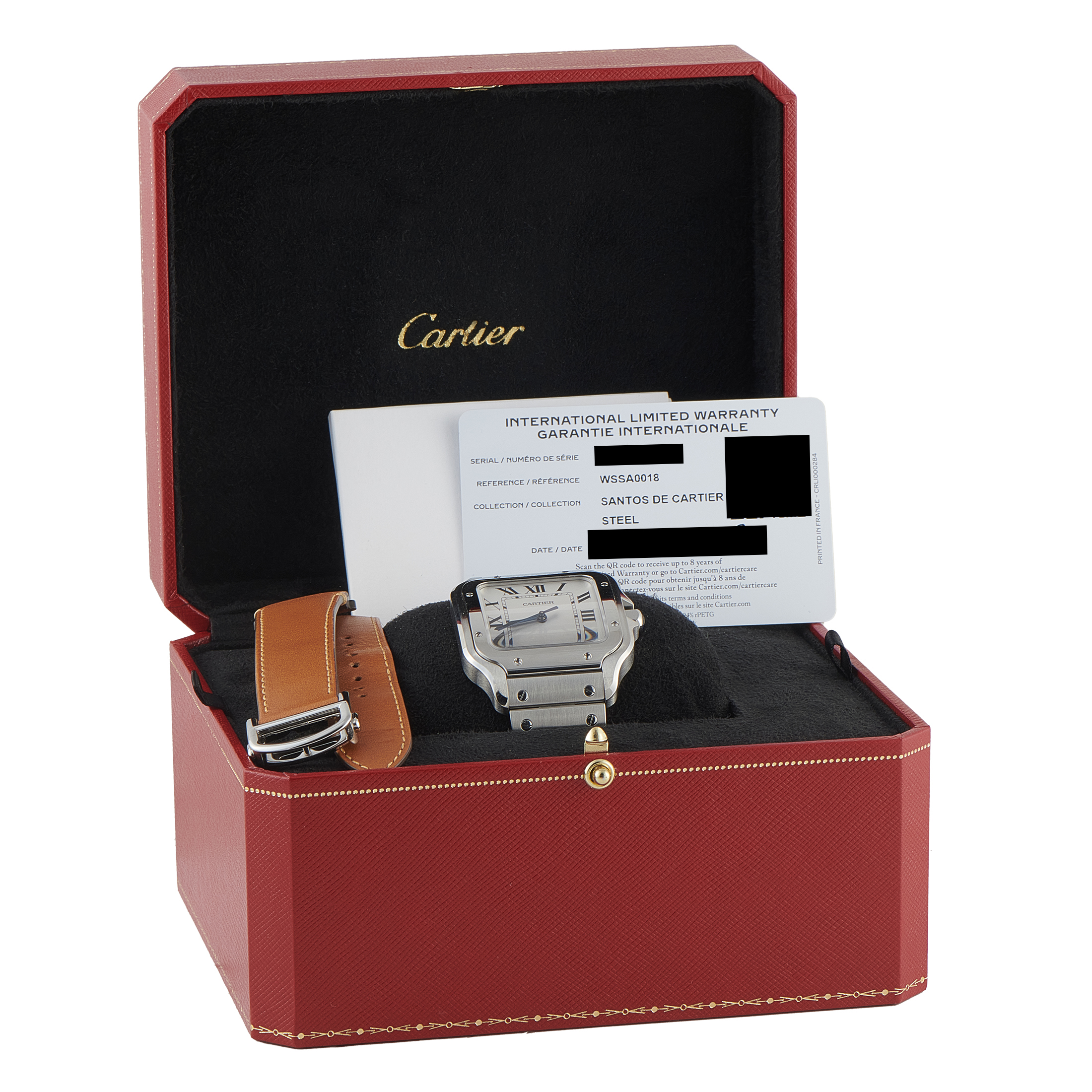 Cartier Santos Large Model Steel Watch WSSA0018 - Image 5