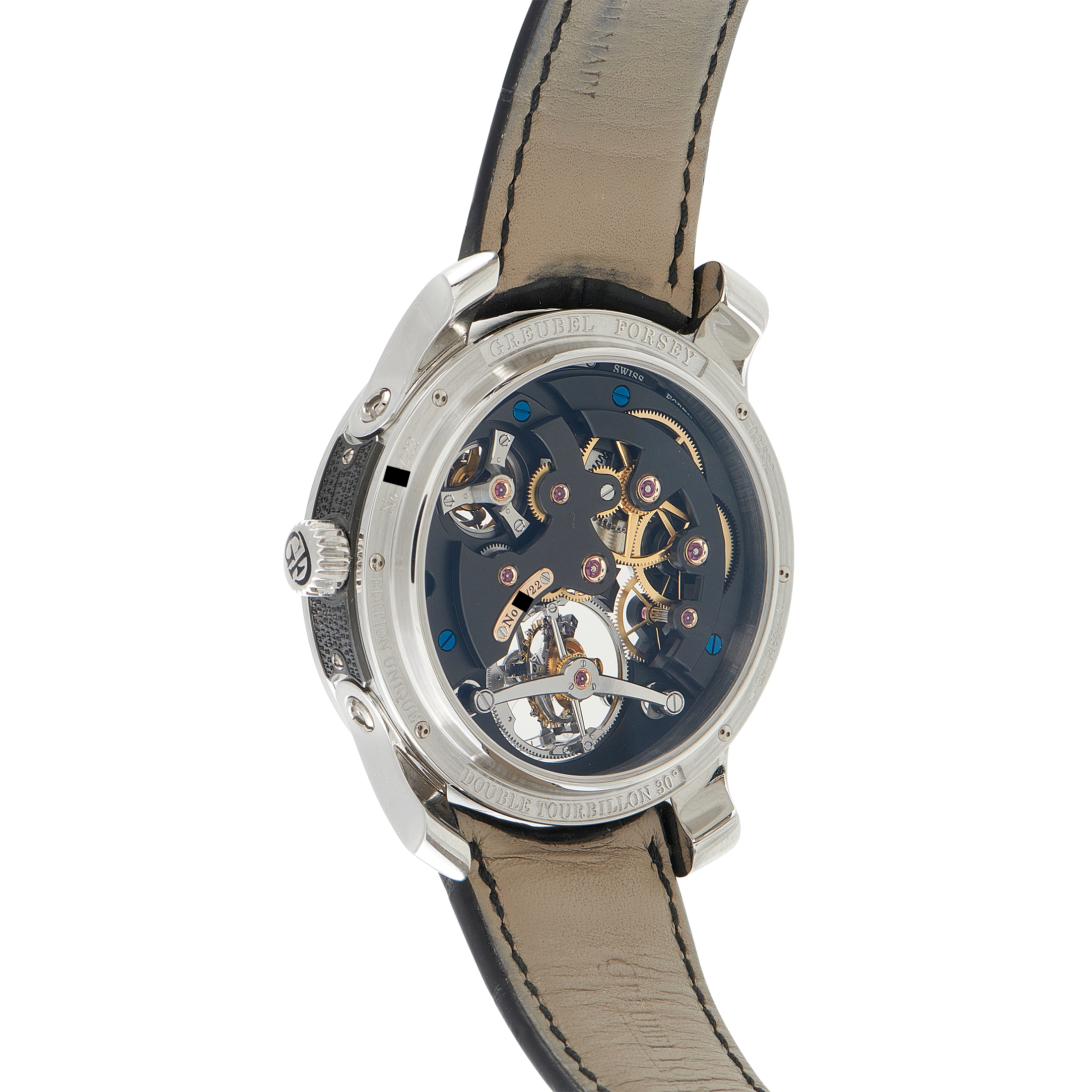 Greubel Forsey Double Tourbillon 30° Technique Platinum Limited Edition Watch - Image 3