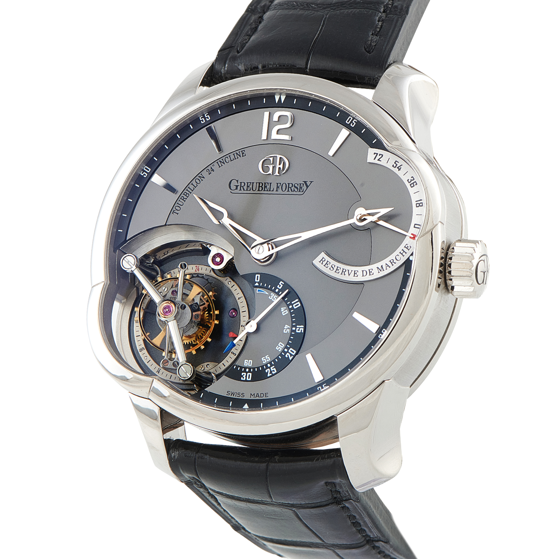 Greubel Forsey Tourbillon 24 Secondes Incliné White Gold Watch - - Image 2