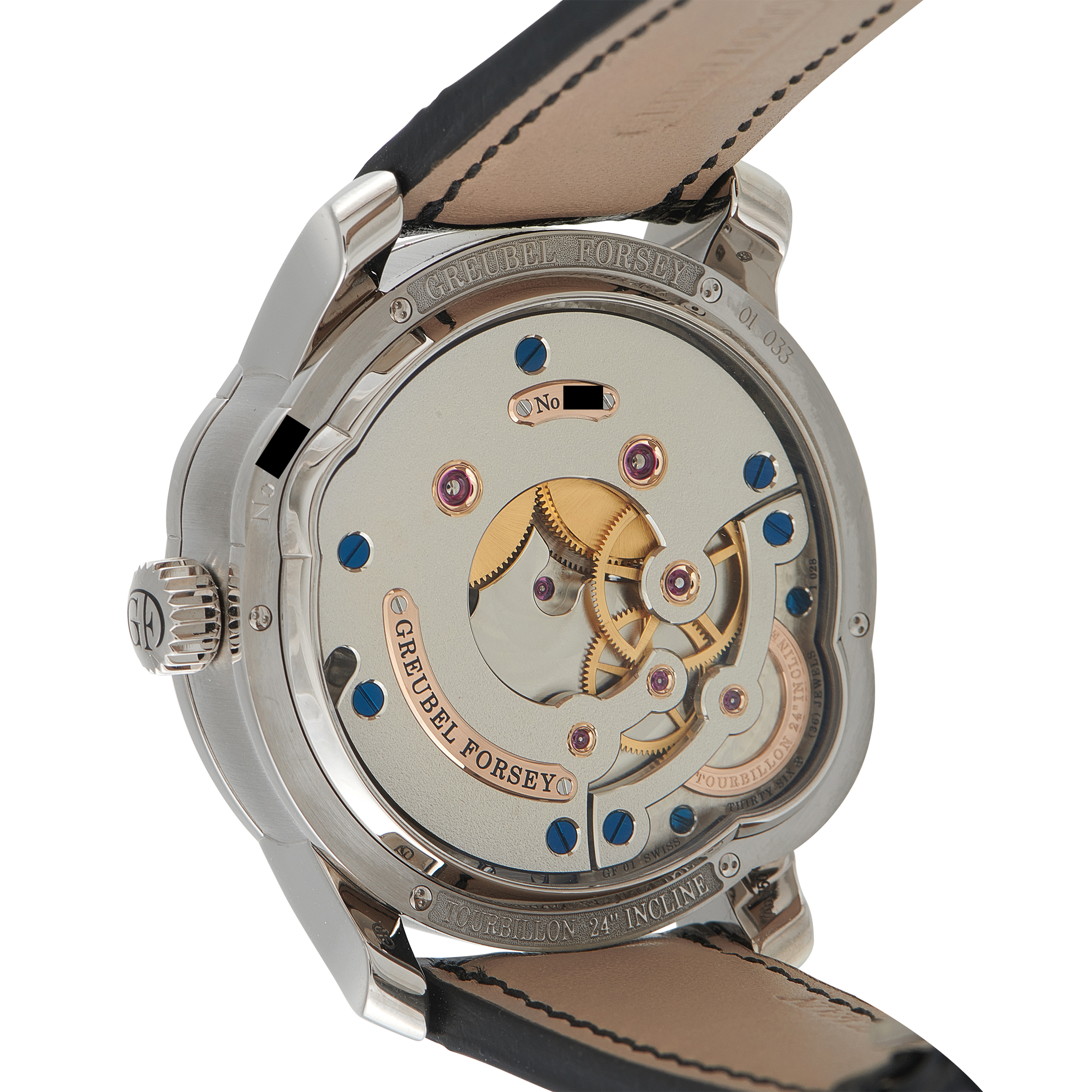 Greubel Forsey Tourbillon 24 Secondes Incliné White Gold Watch - - Image 3
