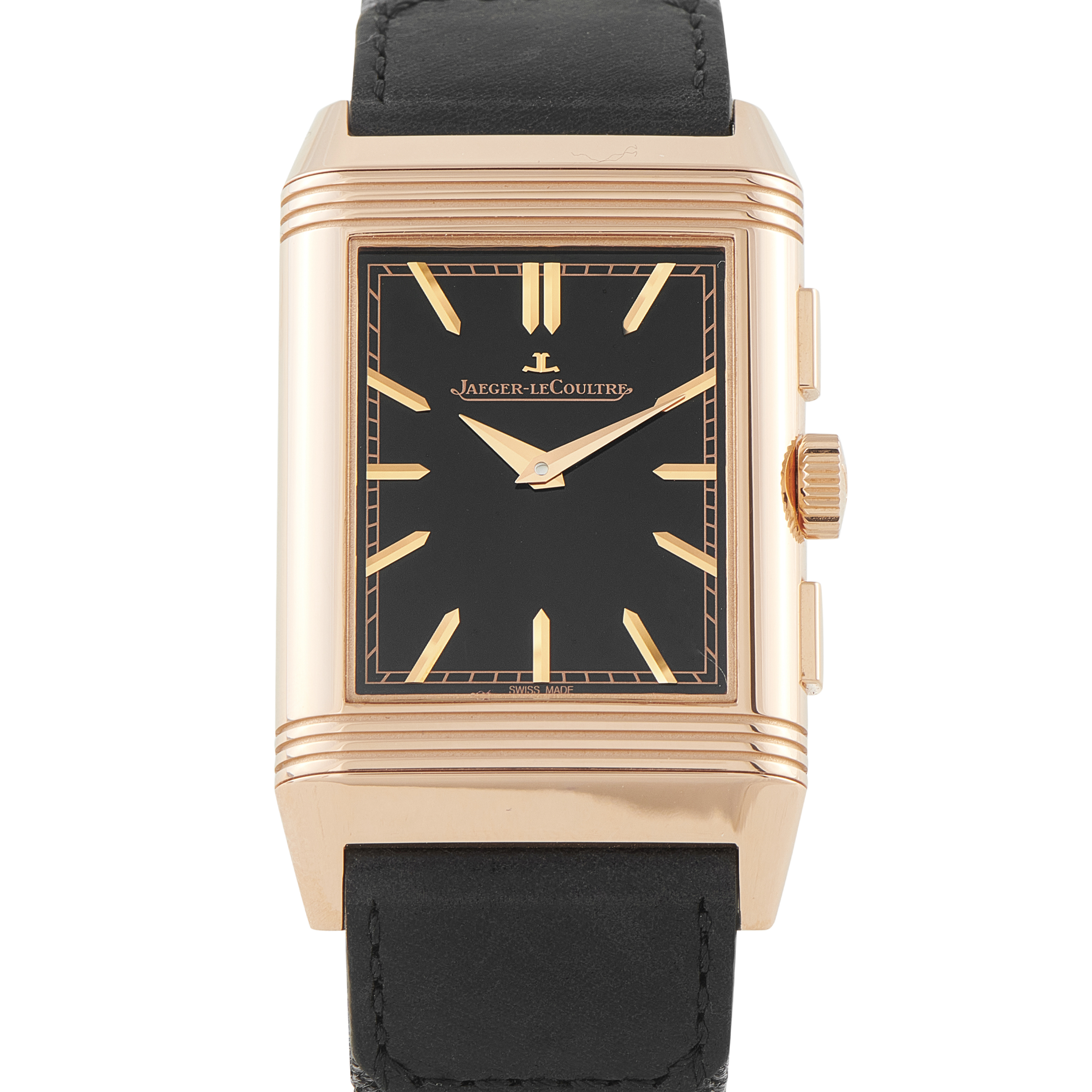 Jaeger-LeCoultre Reverso Tribute Chronograph Rose Gold Watch