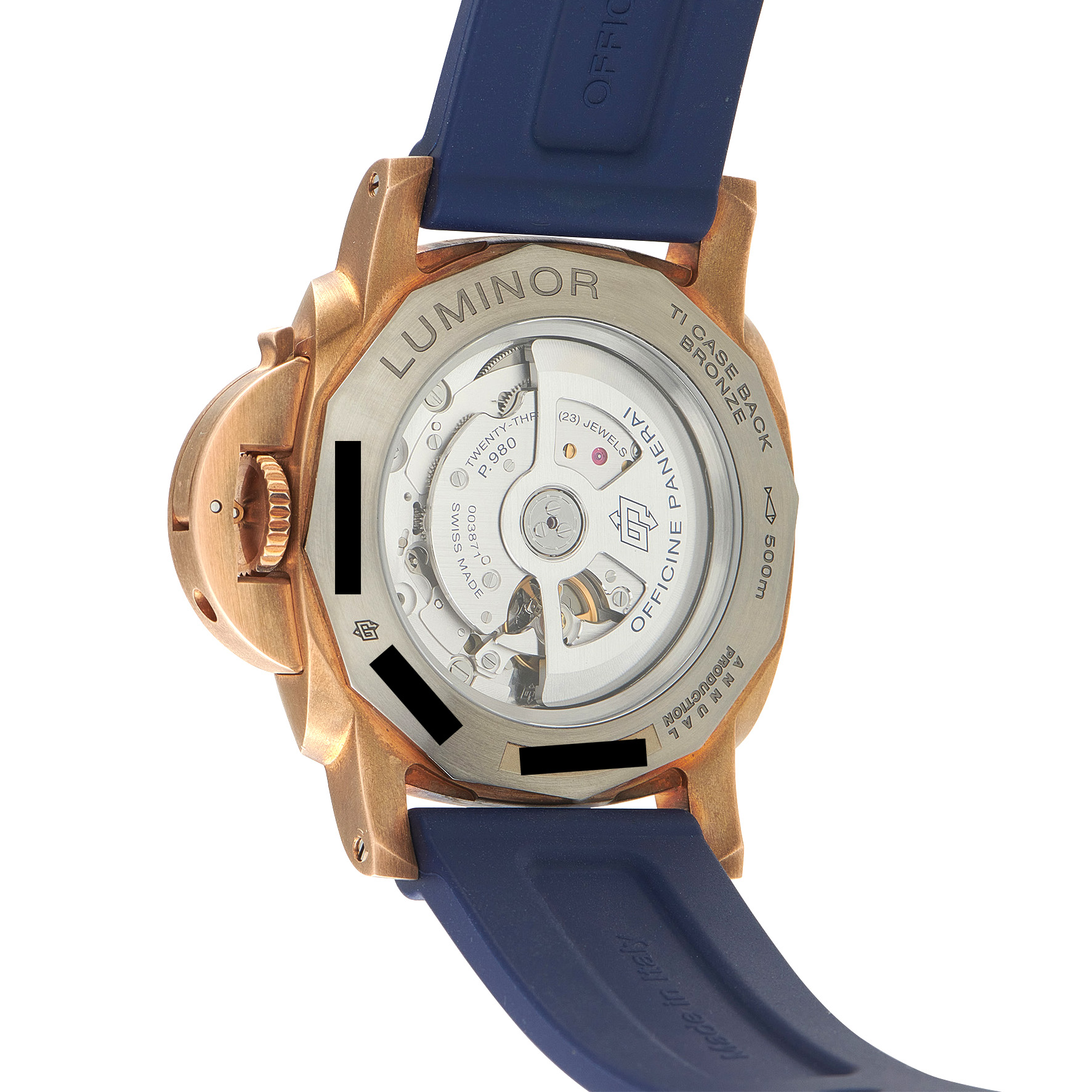 Officine Panerai Luminor Marina Bronzo Watch pam01678 - Image 3