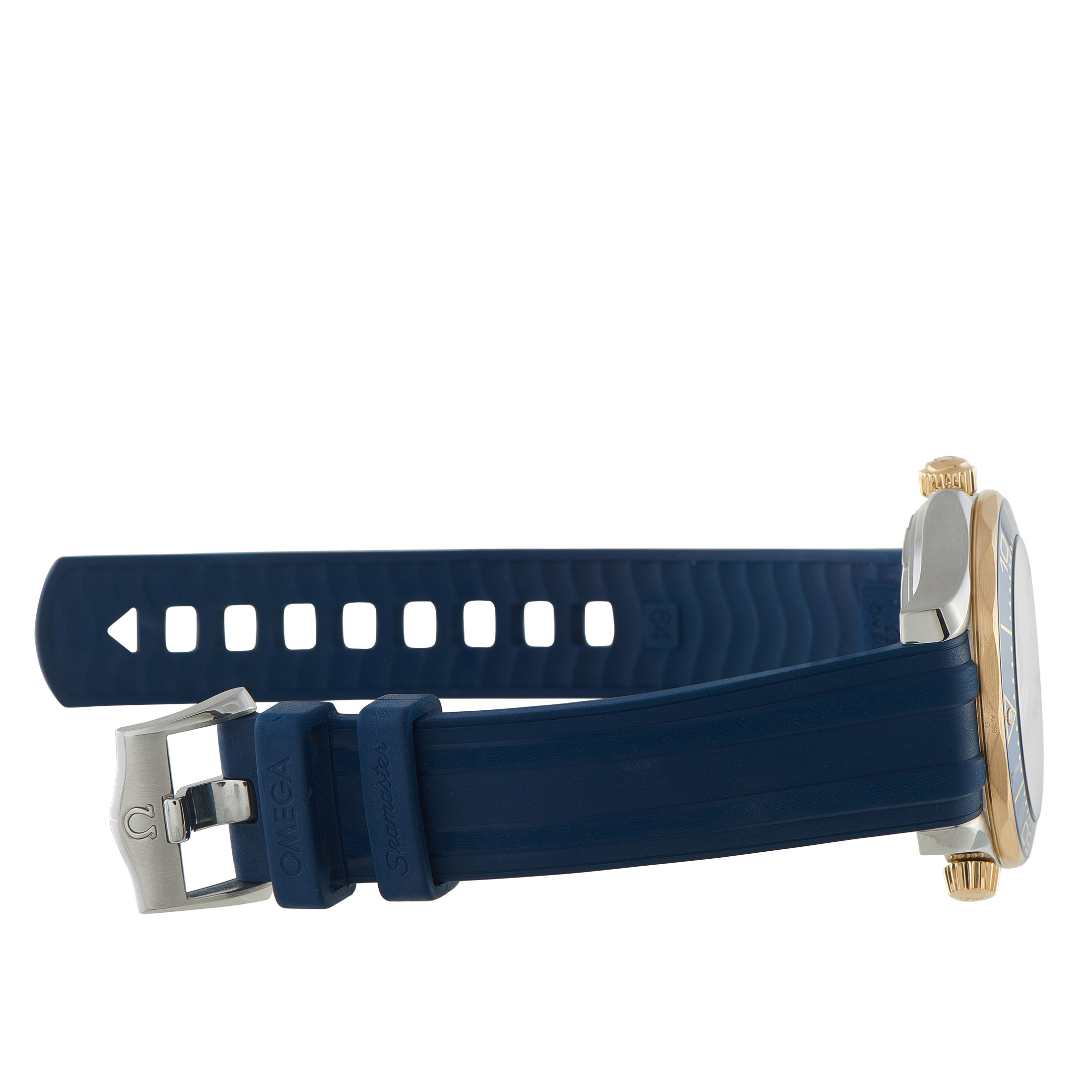 Omega Seamaster Diver 300M Steel and Yellow Gold Watch 210.22.42.20.03.001 - Image 4