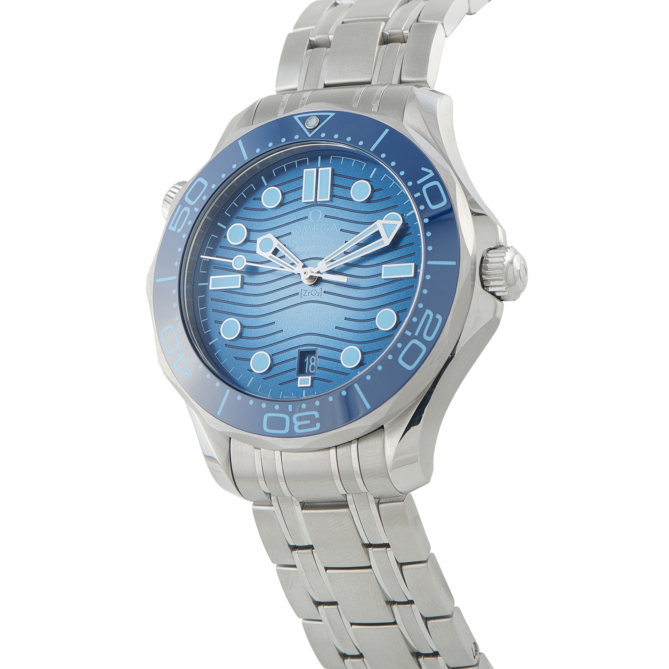 Omega Seamaster Summer Blue Steel Watch 210.30.42.20.03.003 - Image 2