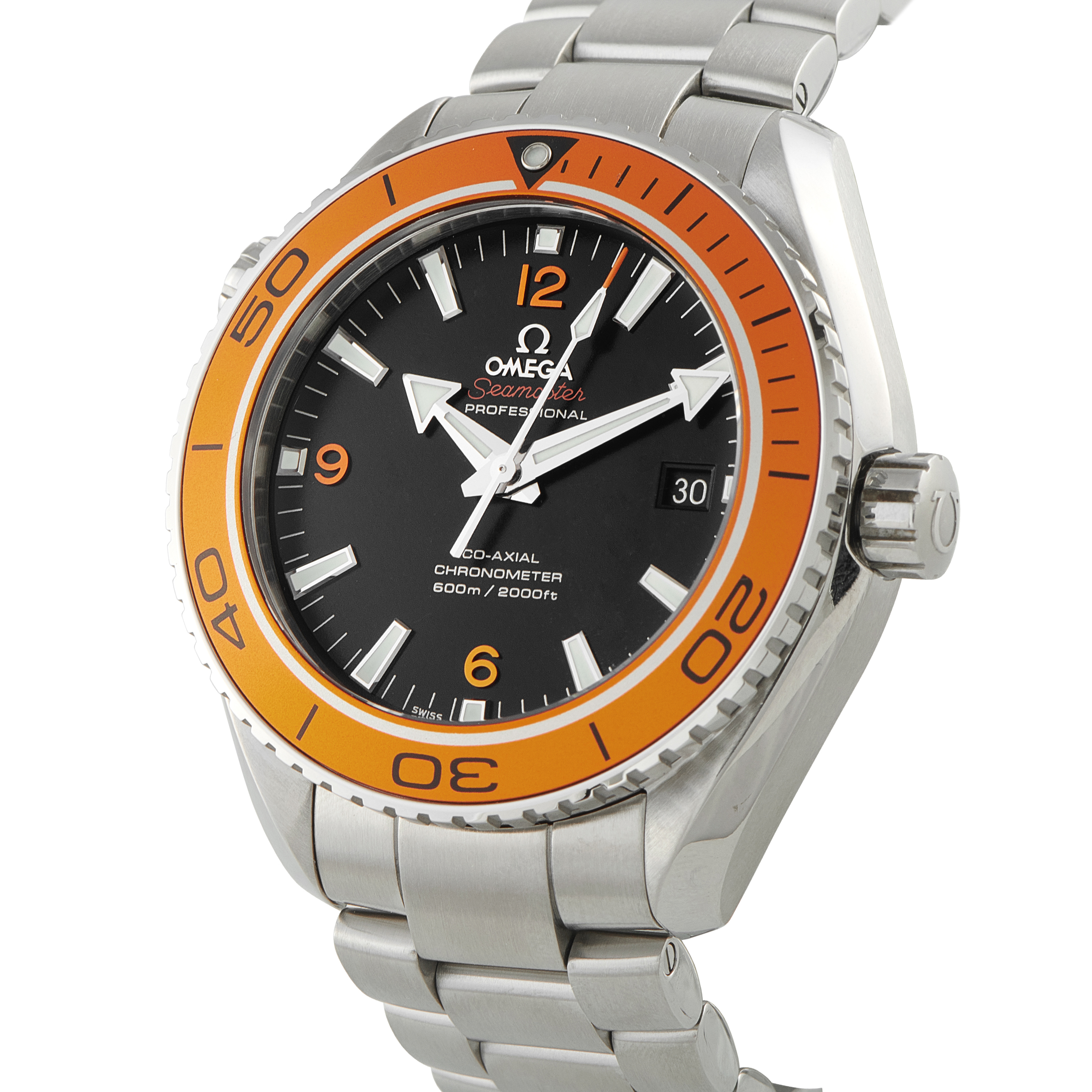 Omega Seamaster Planet Ocean 600M Orange Bezel Steel Watch 232.30.46.21.01.002 - Image 2
