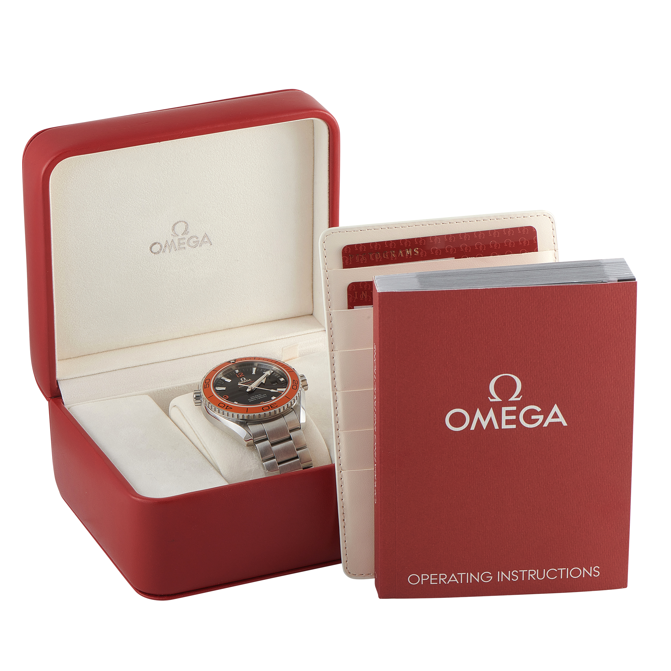 Omega Seamaster Planet Ocean 600M Orange Bezel Steel Watch 232.30.46.21.01.002 - Image 5