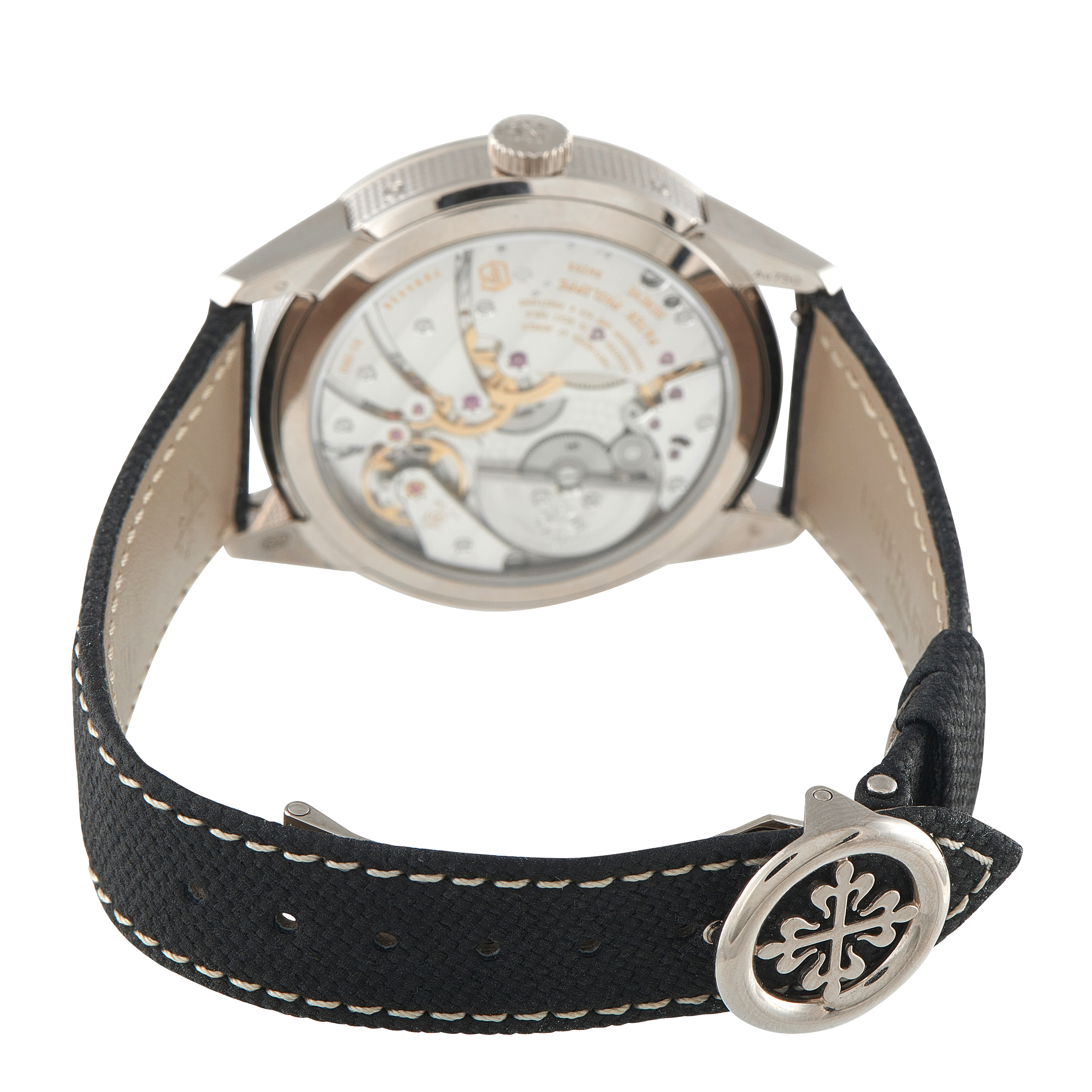 Patek Philippe Annual Calendar Travel Time White Gold Watch 5326g - Image 4