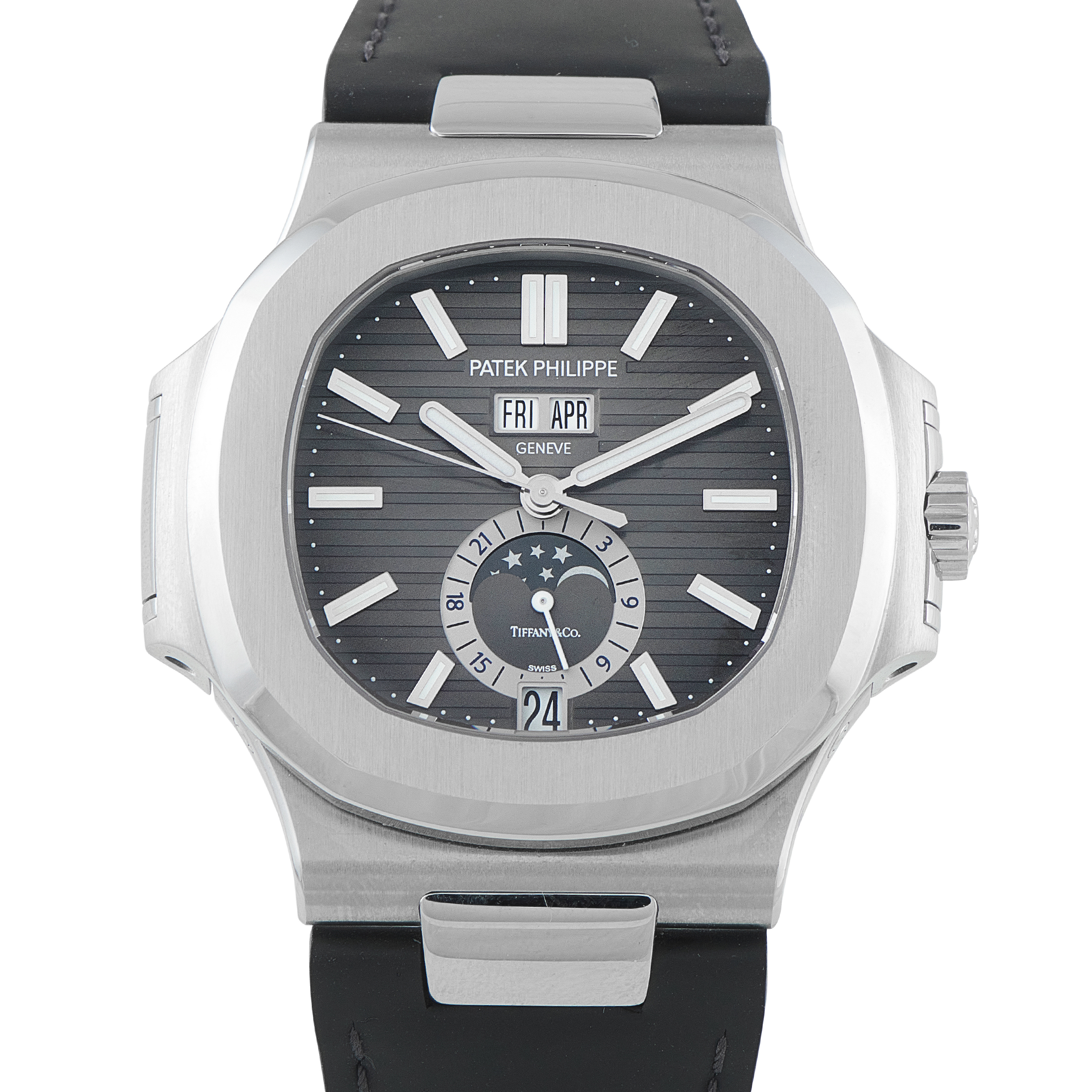 Patek Philippe Nautilus Annual Calendar Tiffany & Co. Steel Watch 5726A-001